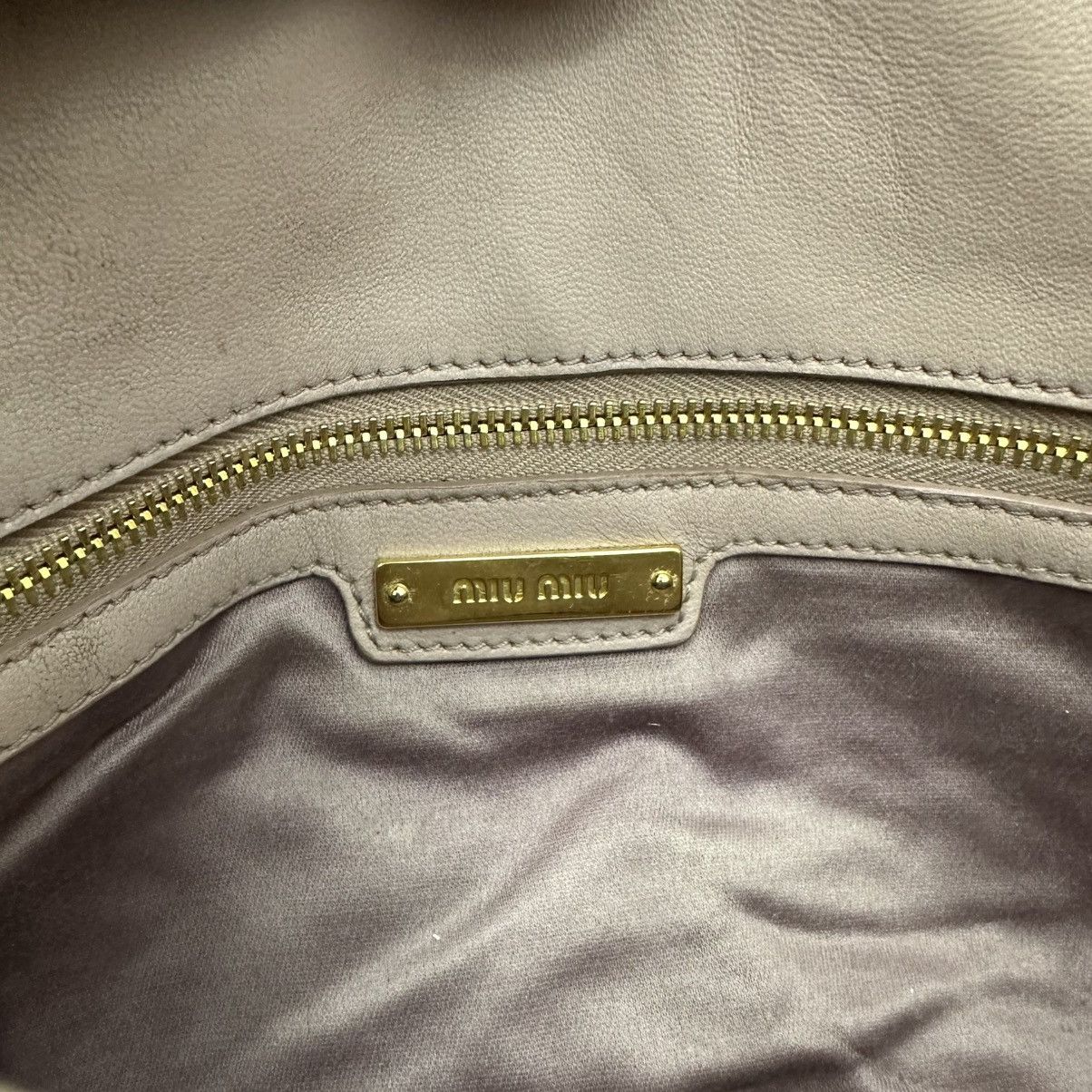 Miu Miu ‼️YES‼️ MIU MIU MATELASSE LEATHER FLAP CROSSBODY CLUTCH BAG Size ONE SIZE - 16 Thumbnail