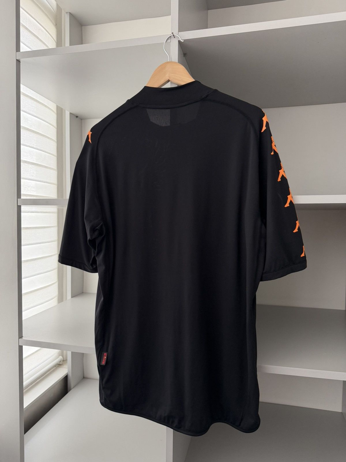 Kappa Kappa AS Roma Italy 2008 2009 Third Black Jersey Size US XL / EU 56 / 4 - 10 Thumbnail