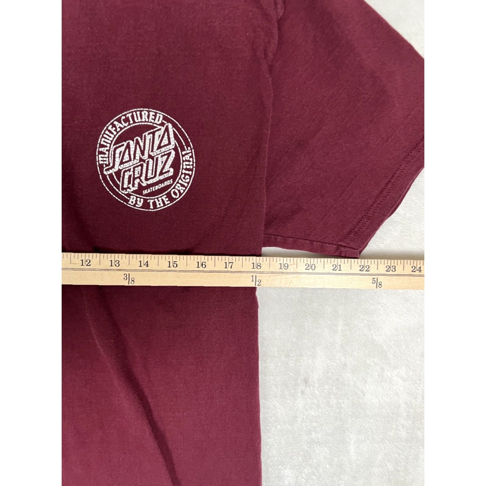 Vintage VINTAGE Santa Cruz T-Shirt Shirt Mens M Red 90s Beach Logo Double-Sided Vintage 2000s Size US M / EU 48-50 / 2 - 6 Thumbnail