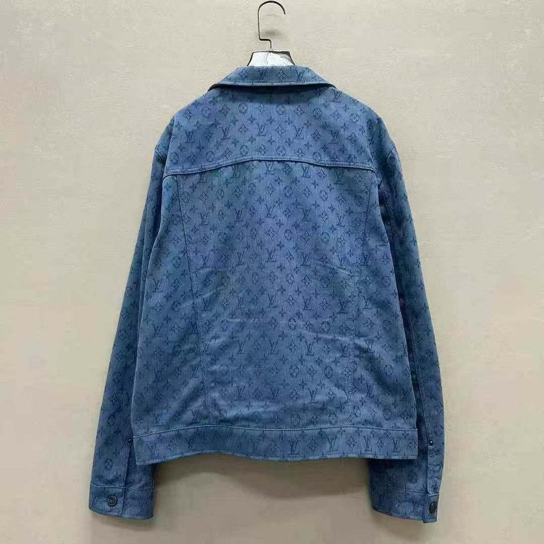 Louis Vuitton Louis Vuitton Monogram Denim Jacket – Size 54 – Blue Size US L / EU 52-54 / 3 - 2 Thumbnail