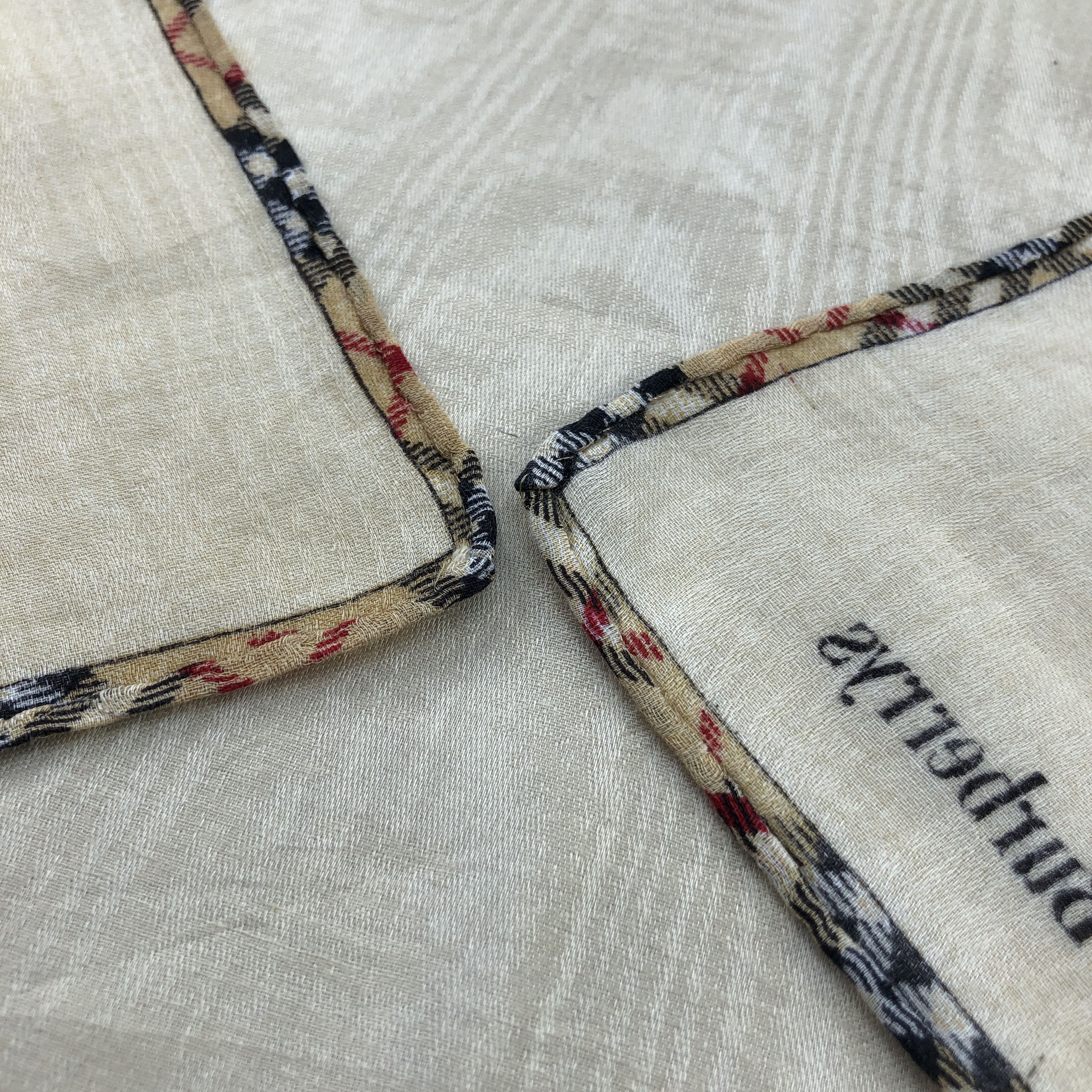 Burberry Burberry Handkerchief Neckerchief Bandana H3091 Size ONE SIZE - 5 Thumbnail