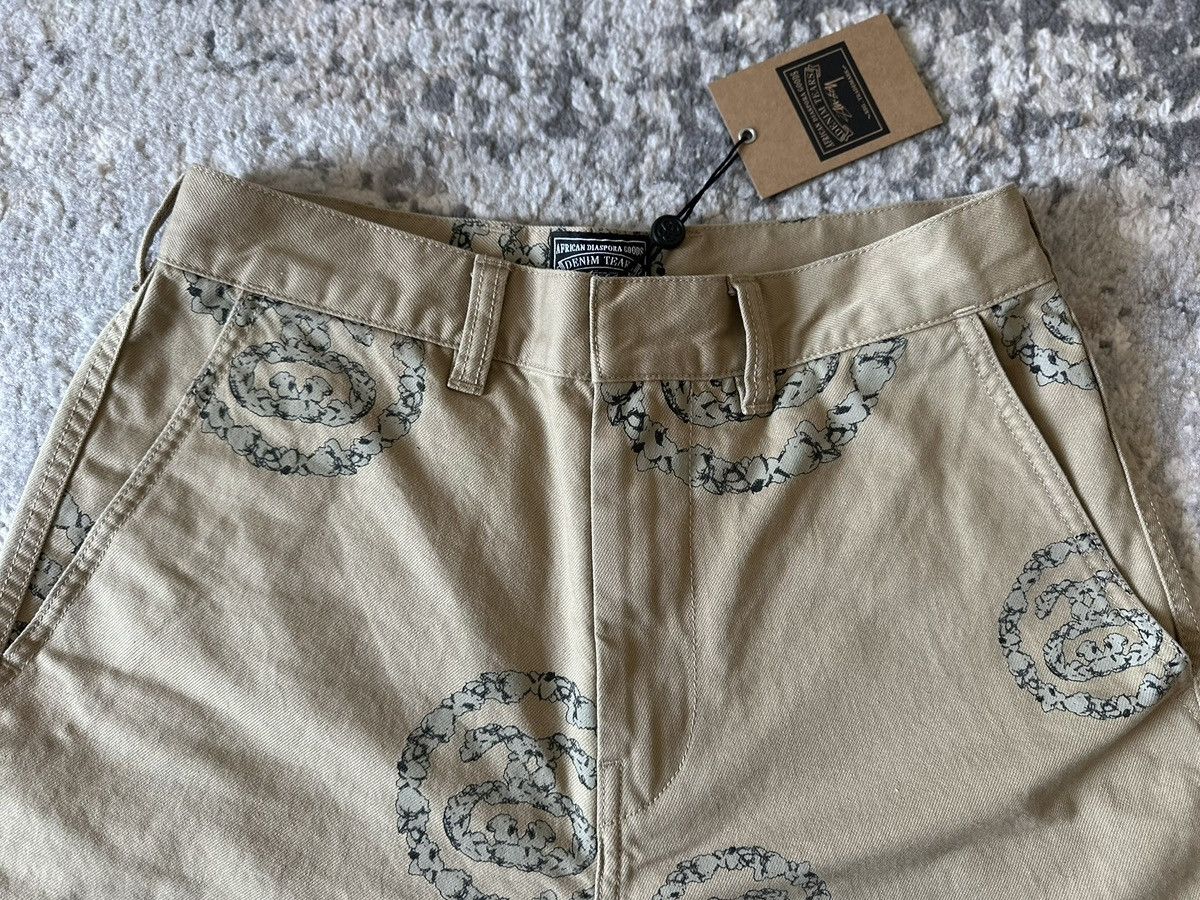 DENIM TEARS × Stussy Denim Tears x Stussy Double S Wreath Chino Pant Kaki SS25 Size US 28 / EU 44 - 5 Thumbnail