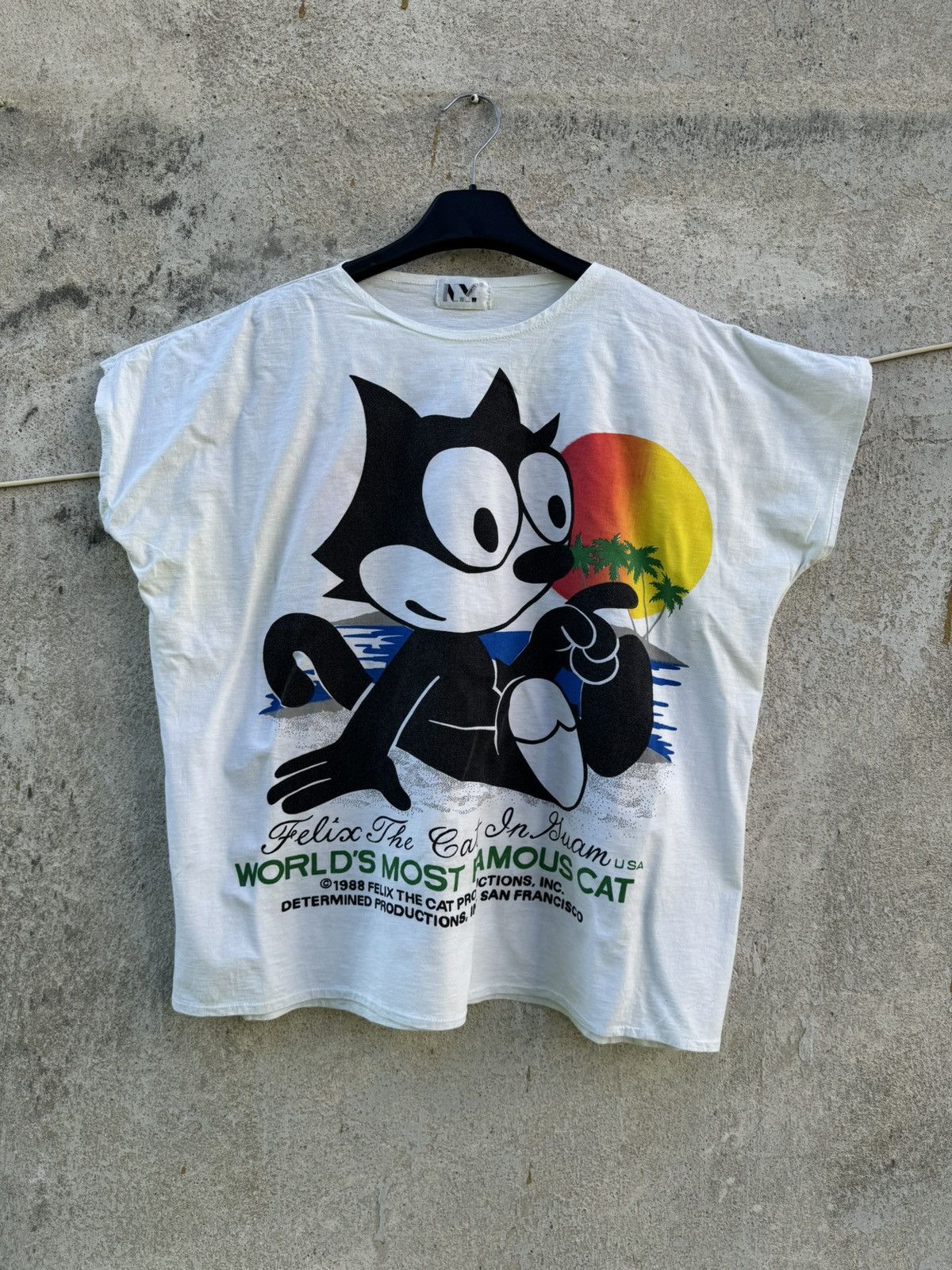 Felix 1988 Felix The Cat Boxy Tee Worlds Most Famous Cat Movie Size US L / EU 52-54 / 3 - 7 Thumbnail