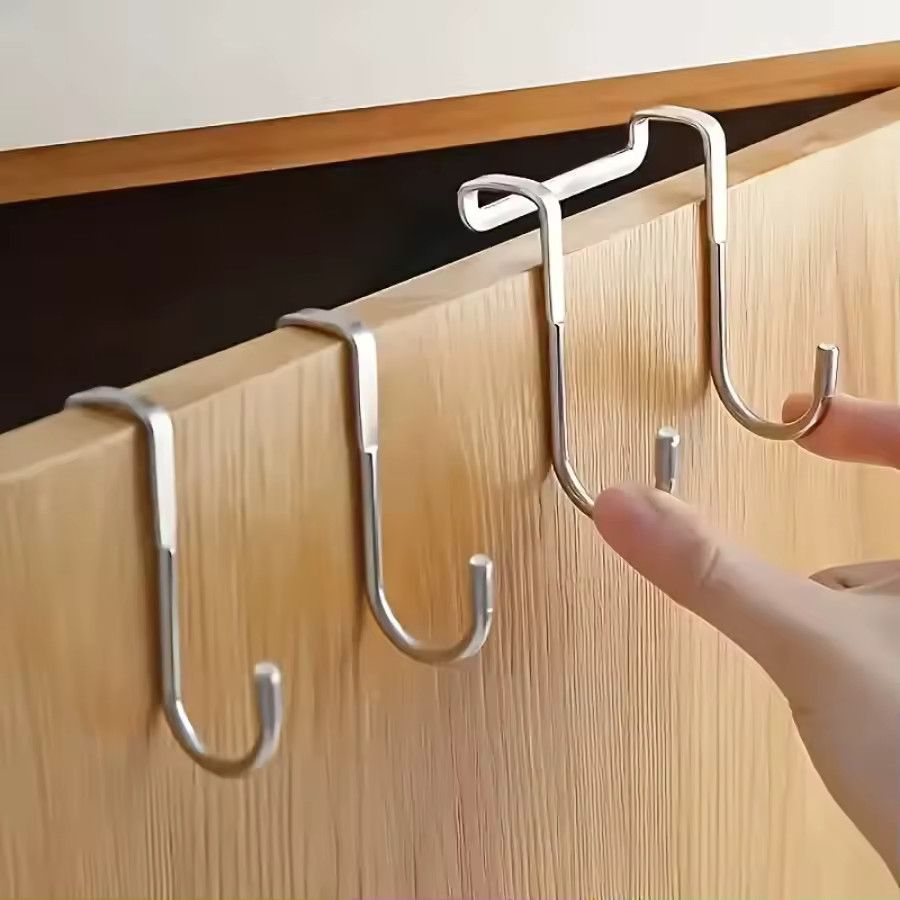 Other 1 Piece Silver Metal Seamless Hook, for Kitchens bathroom Size ONE SIZE - 1 Thumbnail
