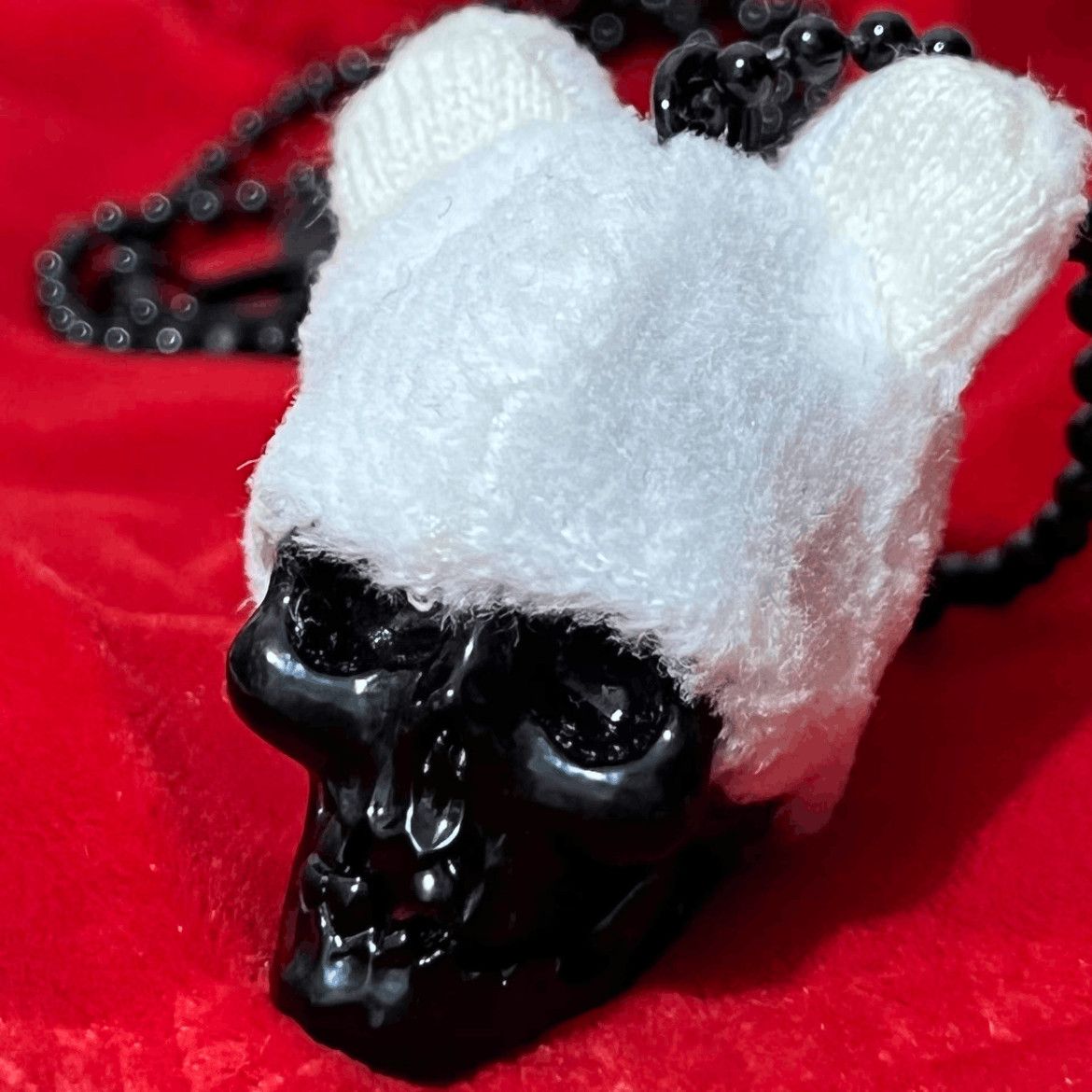 Undercover 04AW Mickey Beanie Skull Necklace