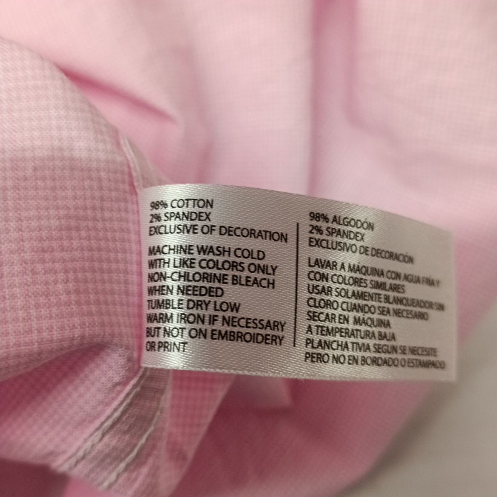U.S. Polo Assn. U.S. Polo Assn. Button Woven Shirt Men's L Pink Checkered Size US L / EU 52-54 / 3 - 8 Thumbnail