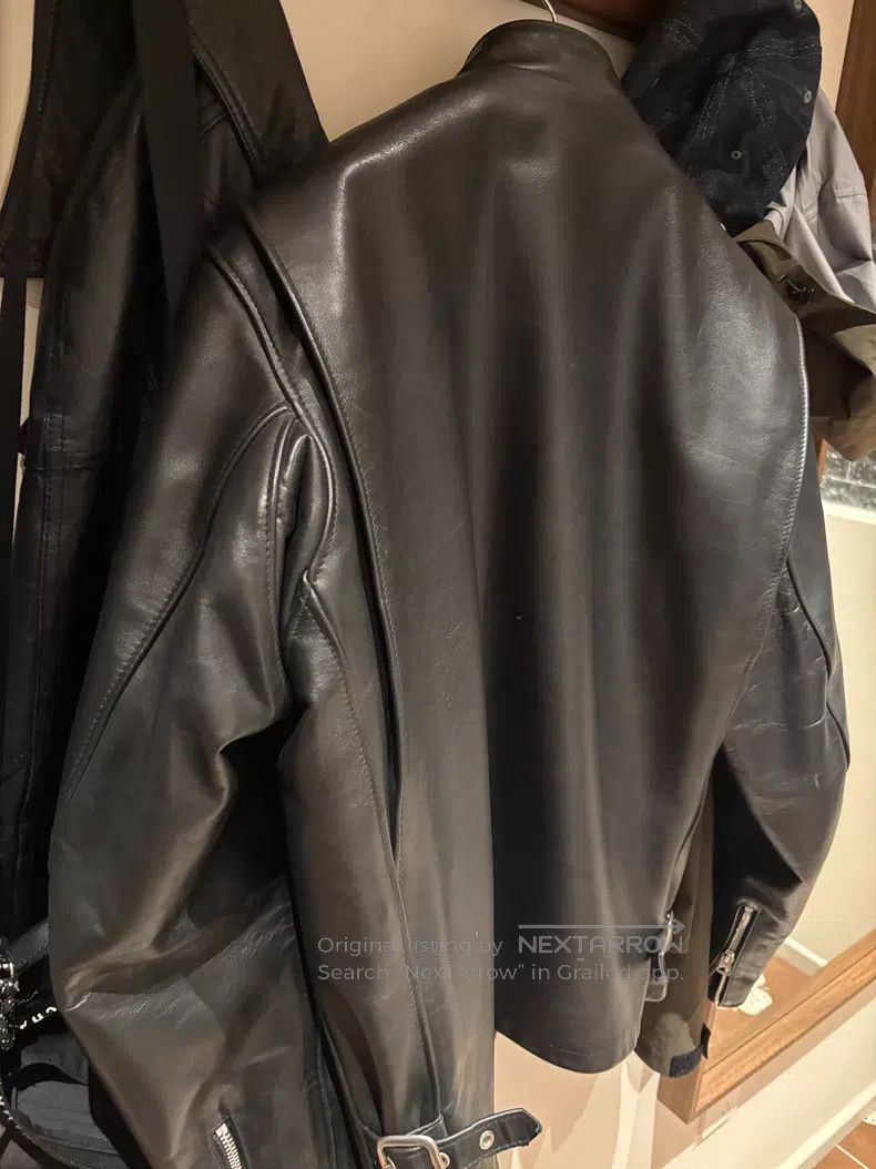 Schott NYC 141 Stand-up collar leather clothing Size US XL / EU 56 / 4 - 4 Thumbnail