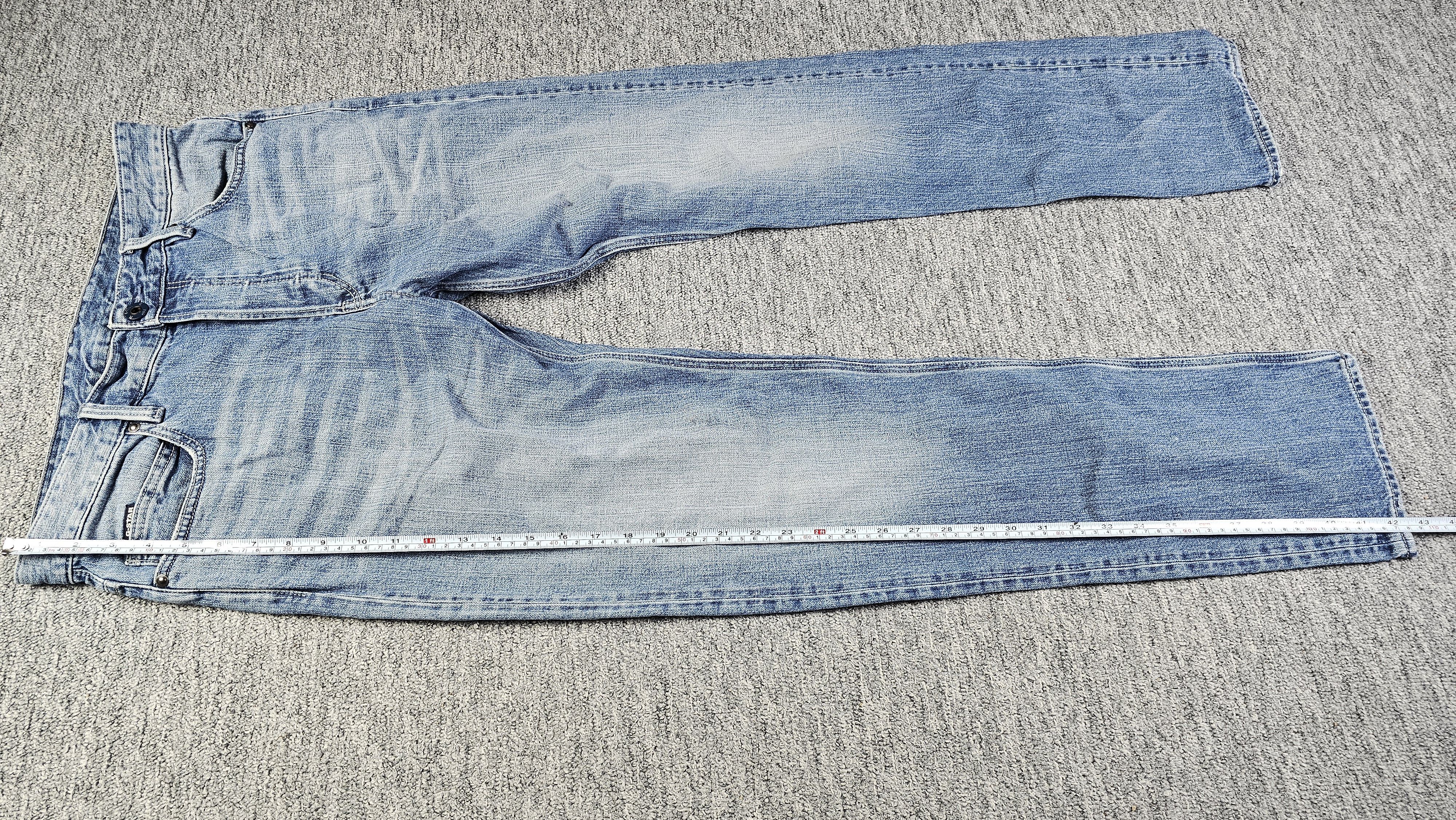 G-Star G-Star Raw Triple A Straight Faded Light Wash Denim W33 L34 Size US 33 - 12 Thumbnail