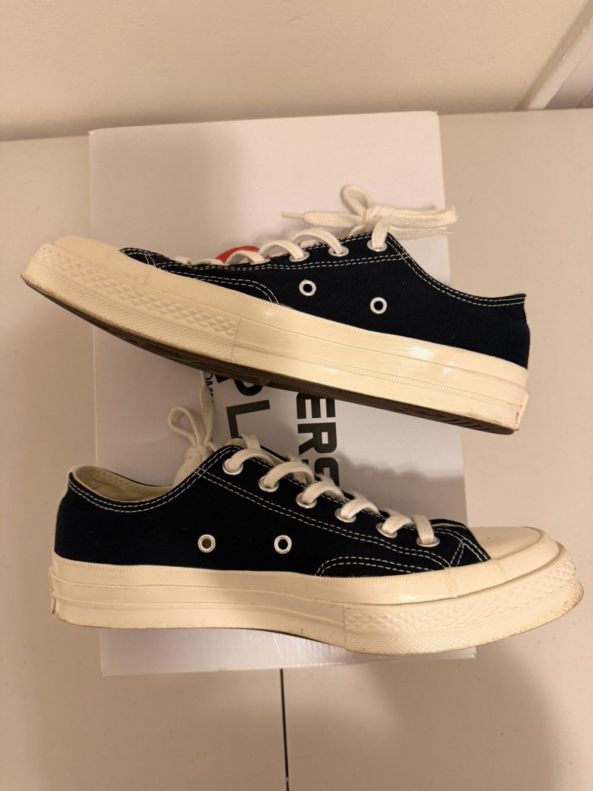 Comme des Garcons PLAY × Converse CDG Converse Chuck Taylor All Star 70 Ox size 7.5 Men Size US 7.5 / EU 40-41 - 2 Thumbnail
