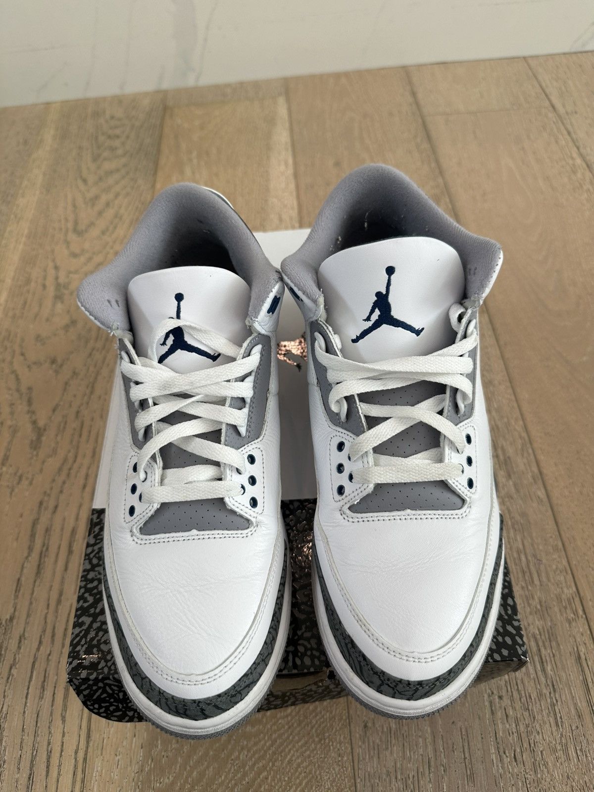 Jordan Brand Jordan 3 Retro Midnight Navy Size US 10 / EU 43 - 2 Thumbnail
