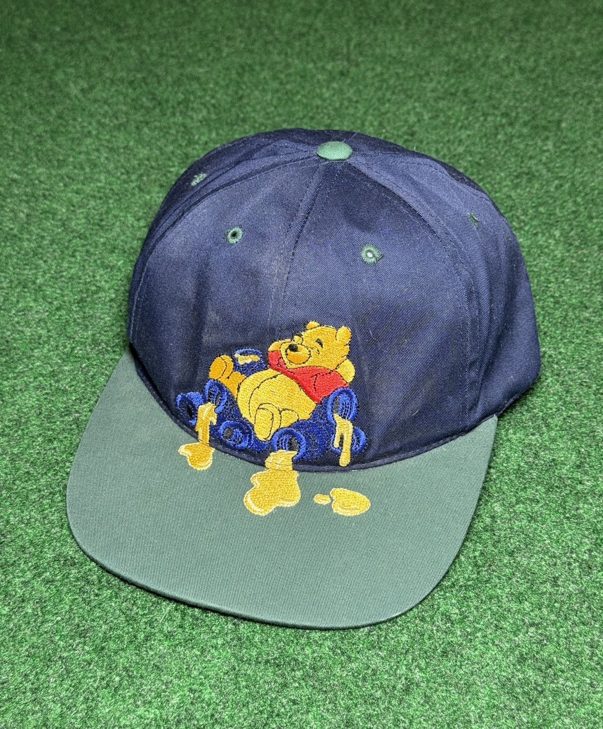 Disney × Vintage Vintage 90s Winnie The Pooh Honey Bear Cartoon Snapback Hat Size ONE SIZE - 1 Thumbnail
