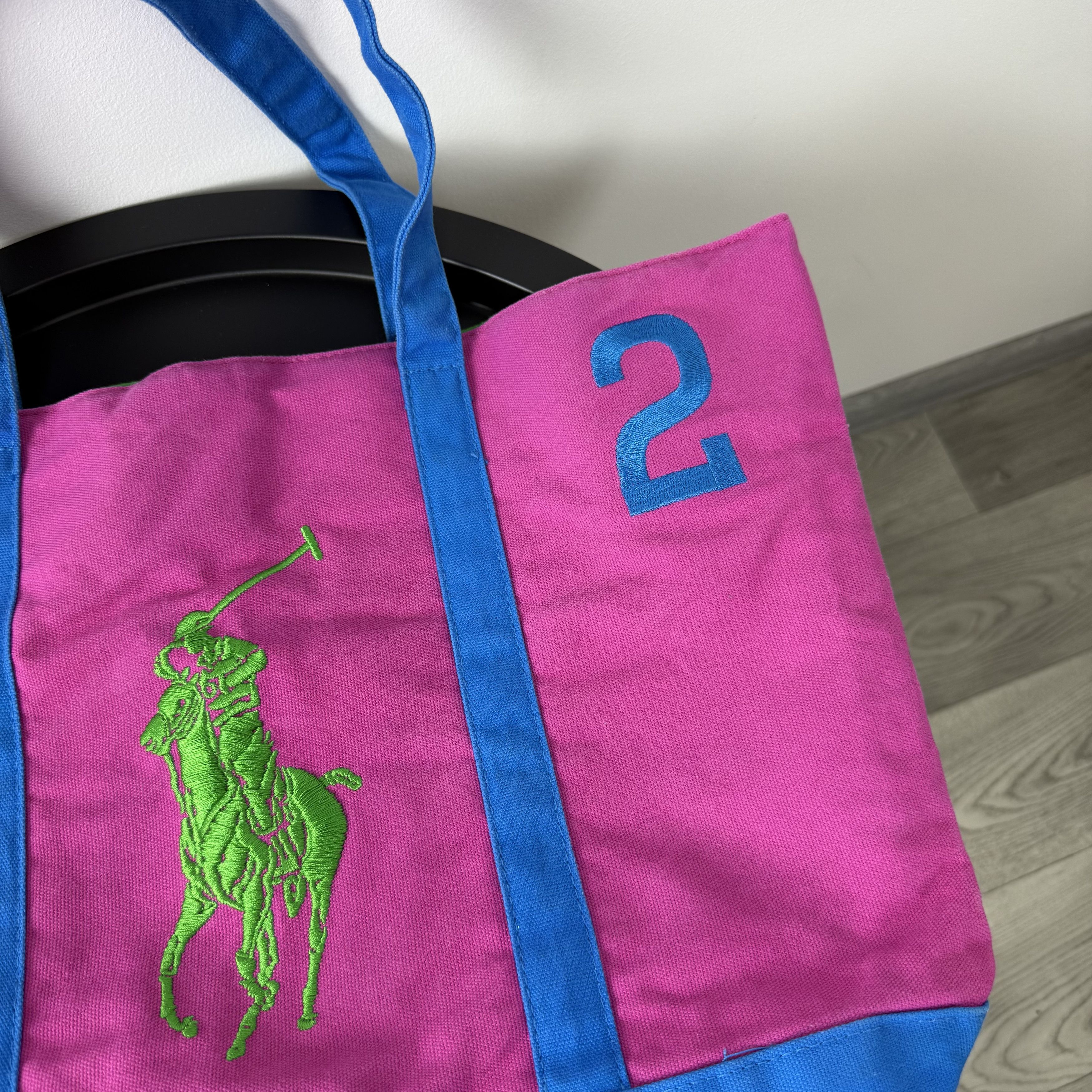 Polo Ralph Lauren Vintage Polo Ralph Lauren 90s Pink Shoulder Tote Bag Size ONE SIZE - 5 Thumbnail
