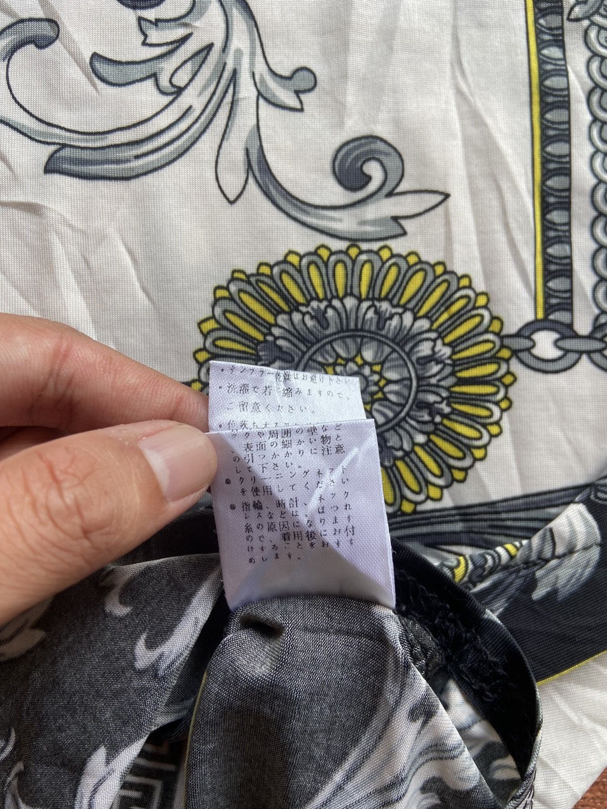Le Grande Bleu (L.G.B.) Rei Firenze Silk Tshirt Raw Pattern Size US M / EU 48-50 / 2 - 13 Thumbnail