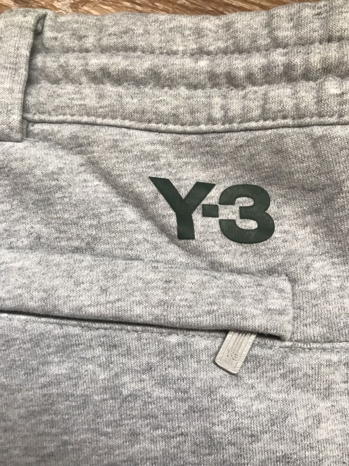 Adidas × Y-3 × Yohji Yamamoto Yohji yamamoto y-3 logo grey straight trousers Size US 39 - 7 Thumbnail