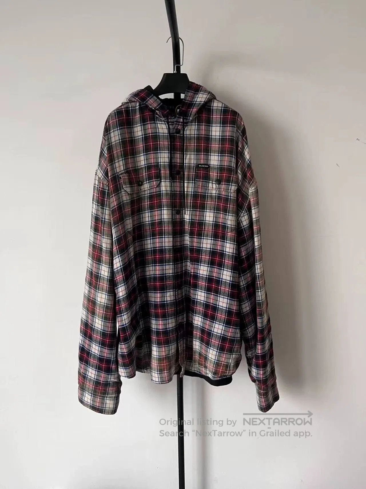 Balenciaga Balenciaga Plaid Button-Up Shirt Men. Size US M / EU 48-50 / 2 - 1 Thumbnail