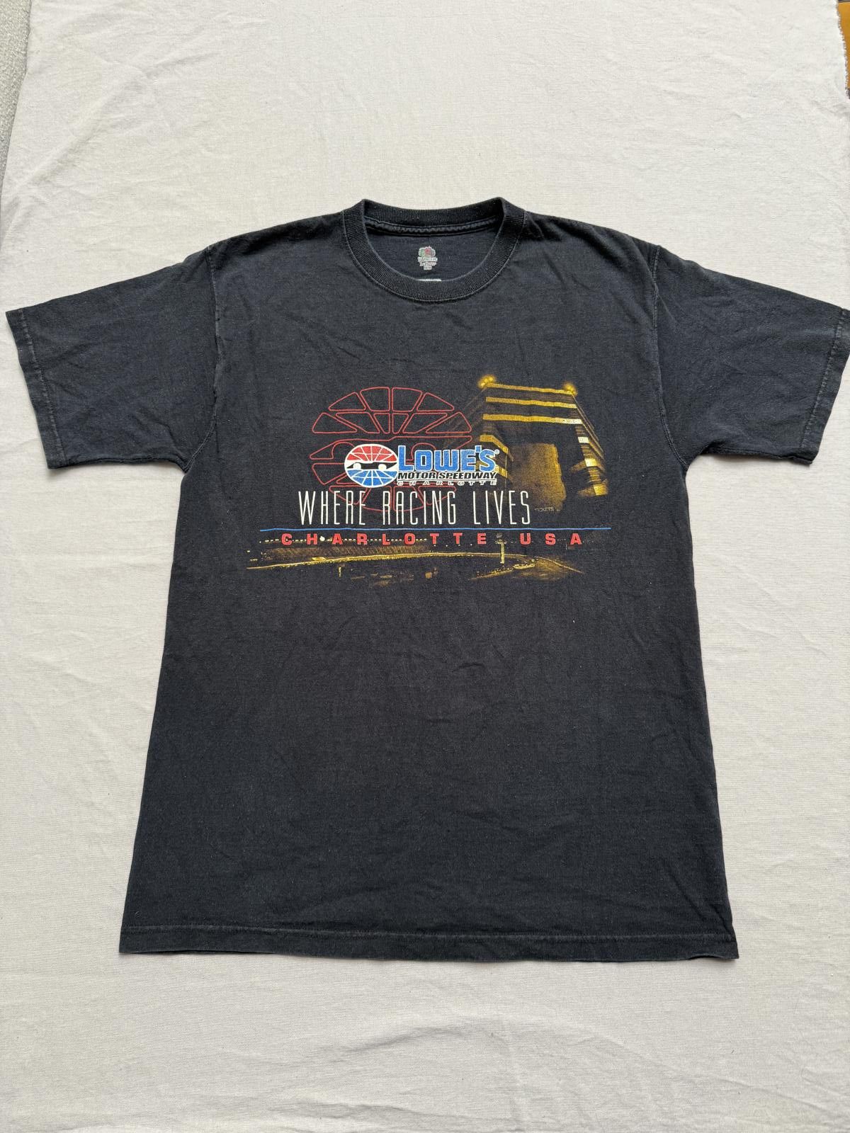 Fruit Of The Loom Racetrack Charlotte North Carolina T-shirt Lowe's -M Size US M / EU 48-50 / 2 - 2 Thumbnail