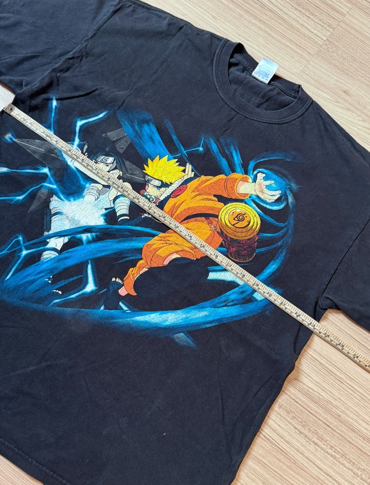 Japanese Brand × Vintage Rare Vintage - XL - Naruto vs Sasuke Shippuden T Shirt Size US XL / EU 56 / 4 - 7 Thumbnail