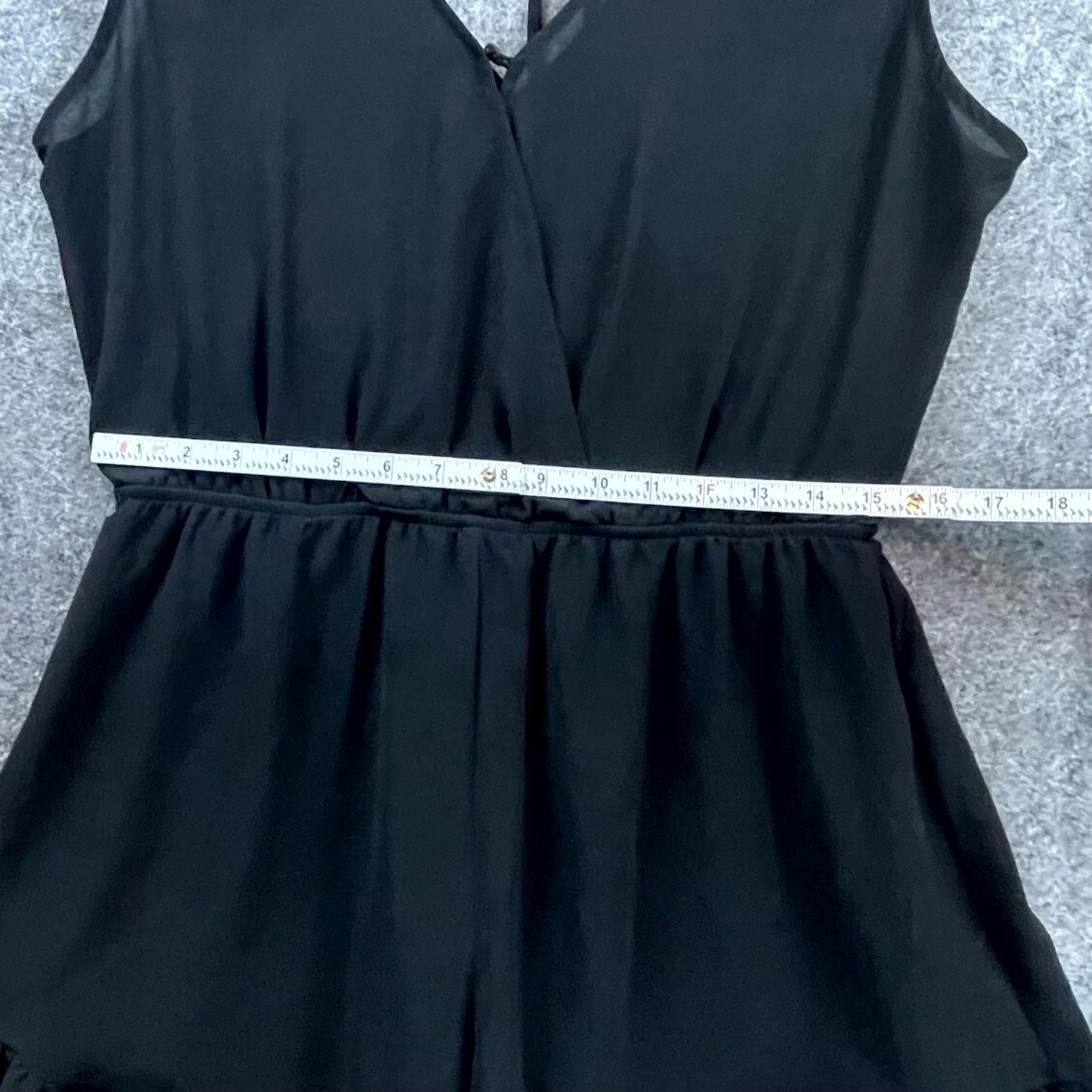 ASTR The Label ASTR The Label Romper Women Med Black Dark Fairy Whimsigoth Size 30" / US 8 / IT 44 - 4 Thumbnail