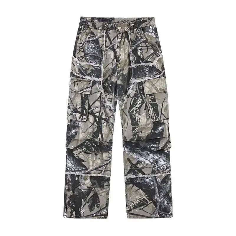 Japanese Brand Camouflage Y2K Fashion Baggy Jeans Cargo Pants Size US 32 / EU 48 - 4 Thumbnail