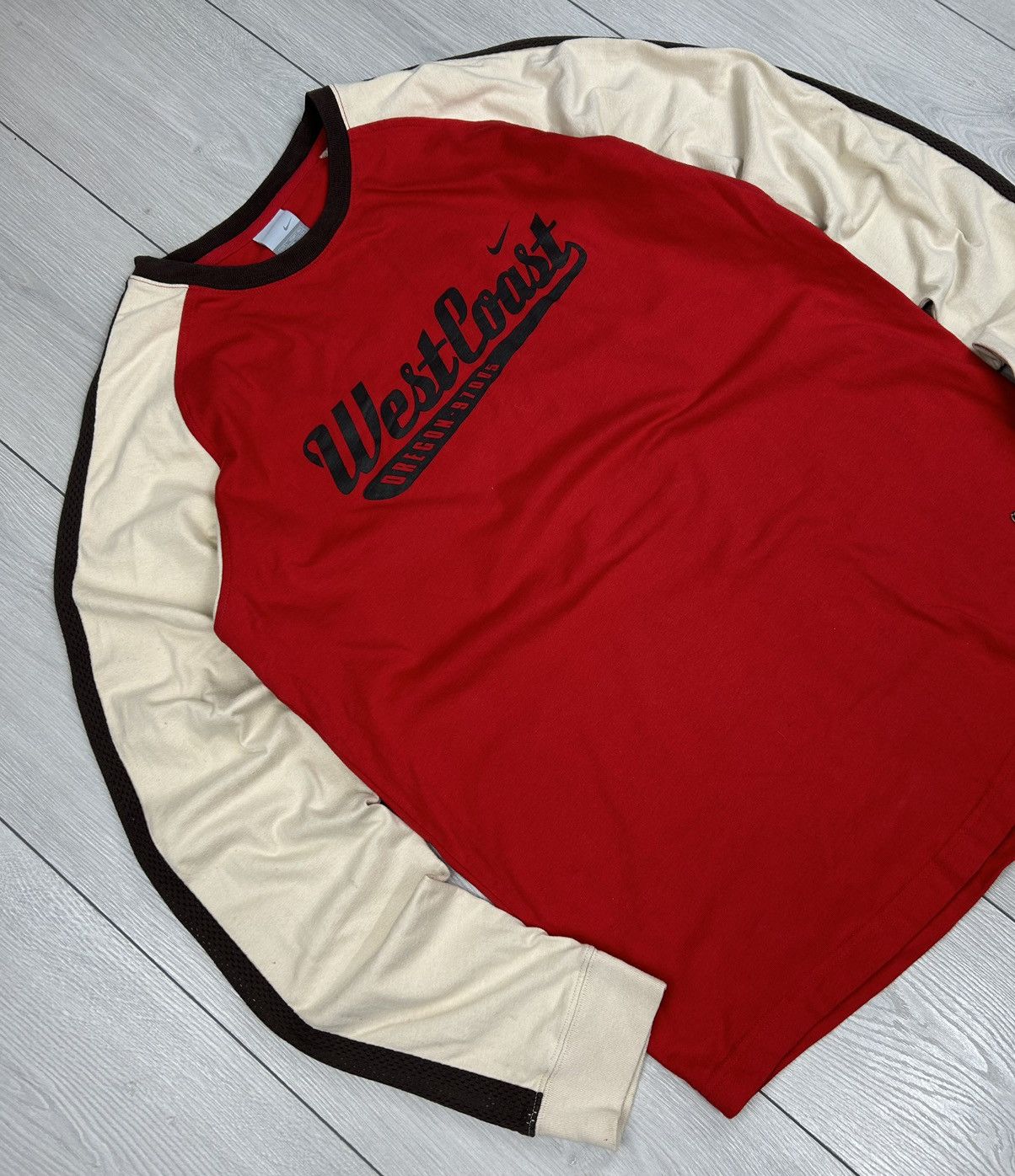 Nike × Vintage Nike Vintage West Coast Long Sleeve T shirt Size L Size US L / EU 52-54 / 3 - 3 Thumbnail