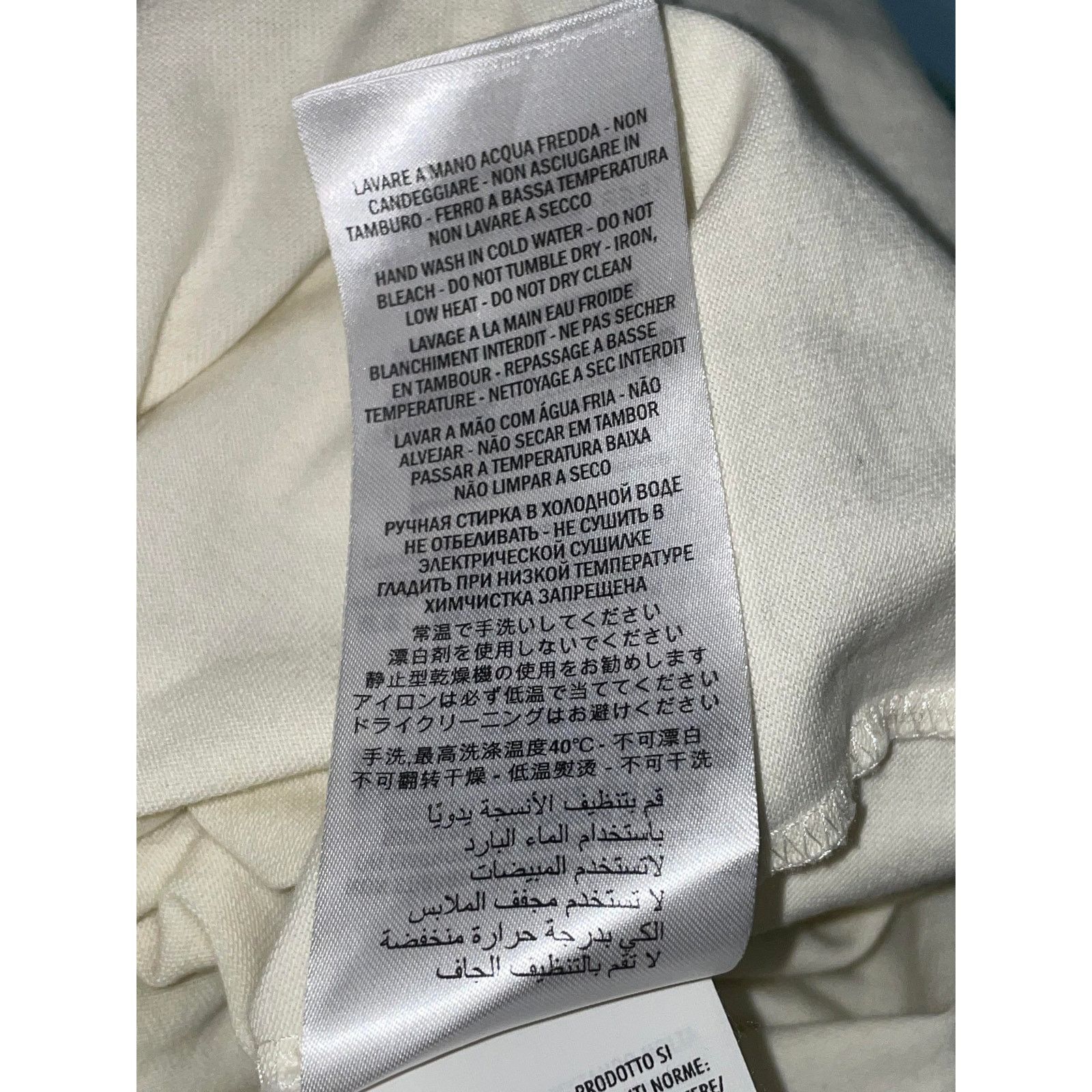 Gucci Gucci Tennis Logo Cream Tee Size US XL / EU 56 / 4 - 7 Thumbnail