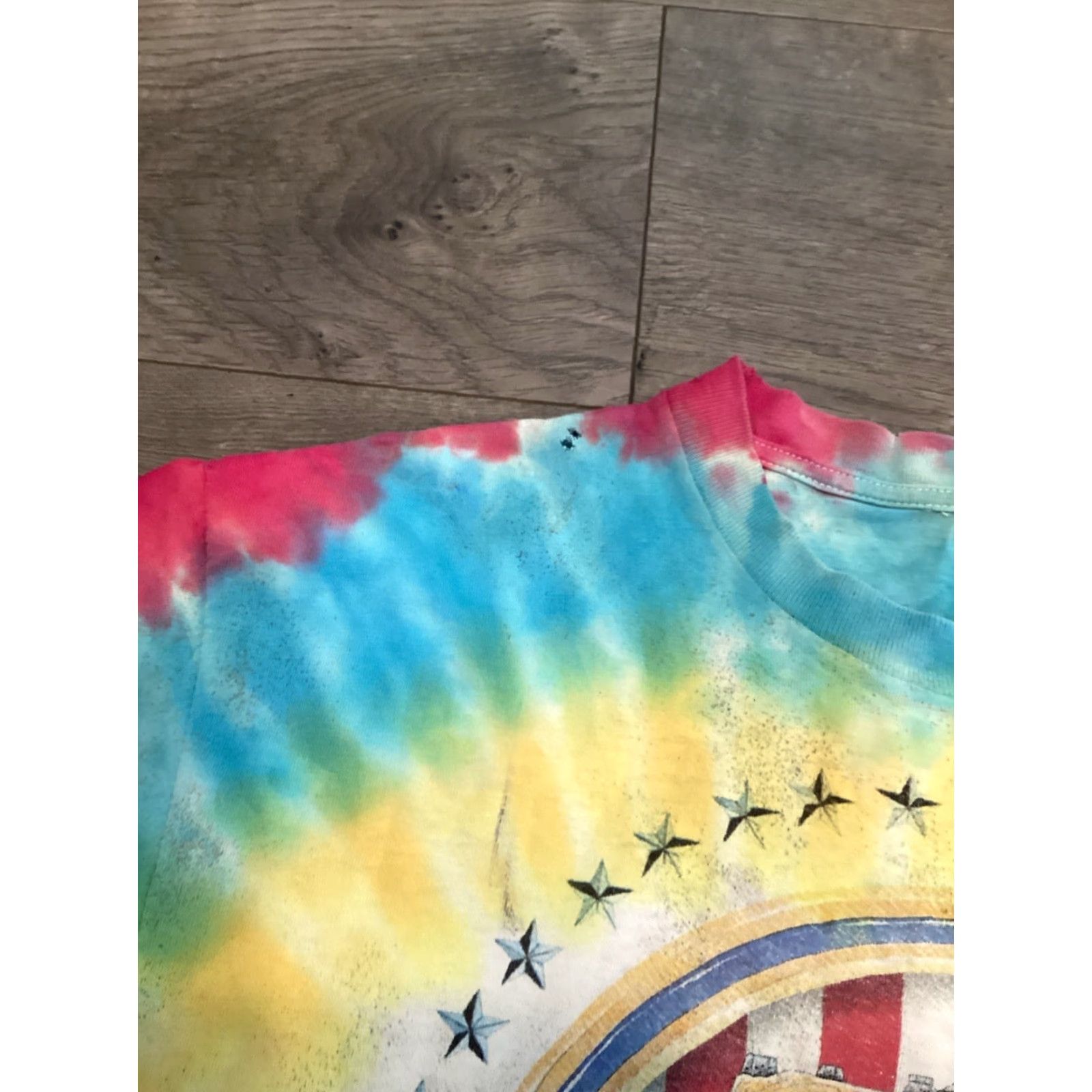 Vintage VINTAGE Grateful Dead Tie Dye Shirt L Dancing Bear Spectrum 50th 90s Music Mens Size US L / EU 52-54 / 3 - 7 Thumbnail