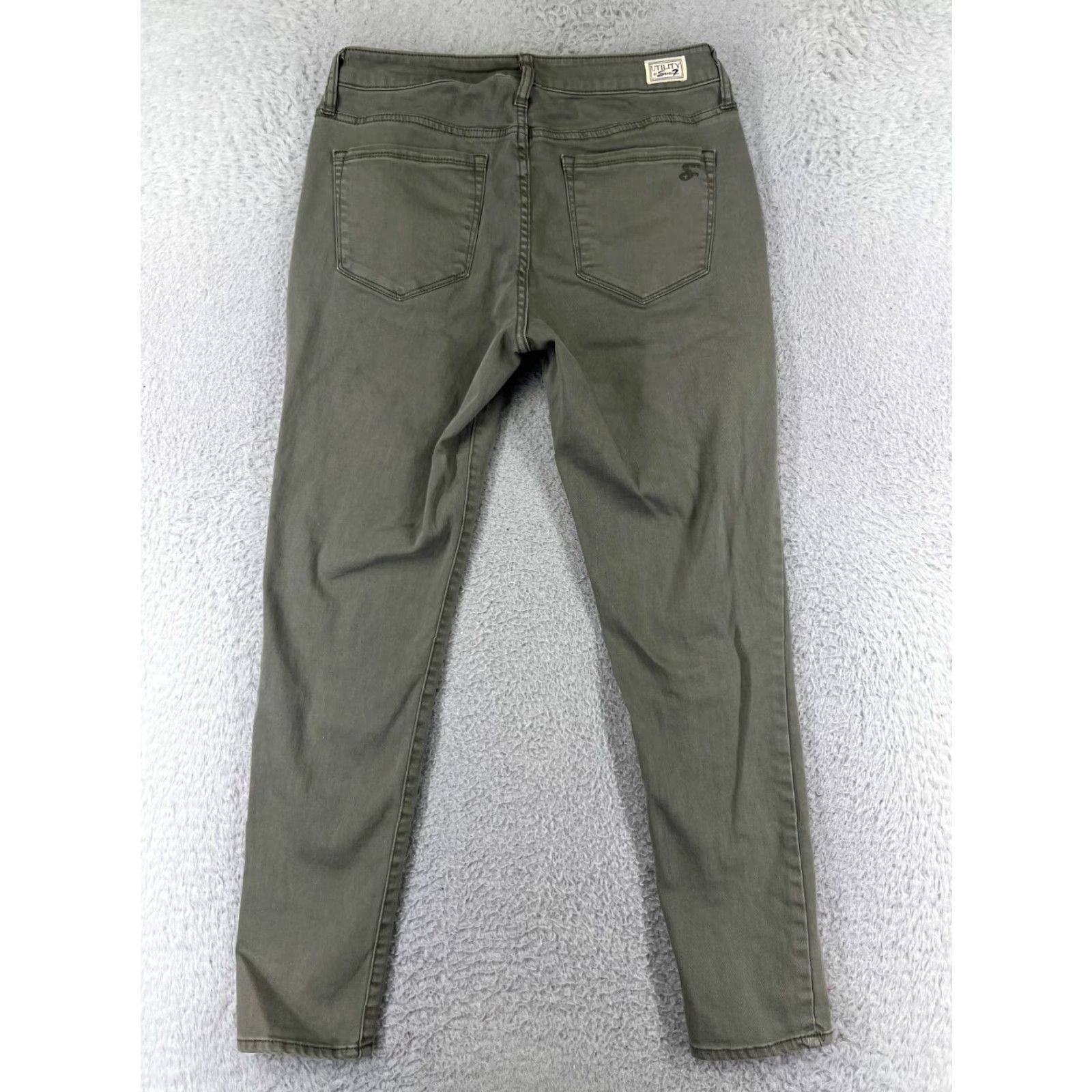 7 For All Mankind 7 For All Mankind Jeans Women 8 Green Denim Ankle Skinny Cotton Blend 7 For All Mankind Jeans Women 8 Green Denim Ankle Skinny Cotton Blend Size 30" / US 8 / IT 44 - 2 Thumbnail