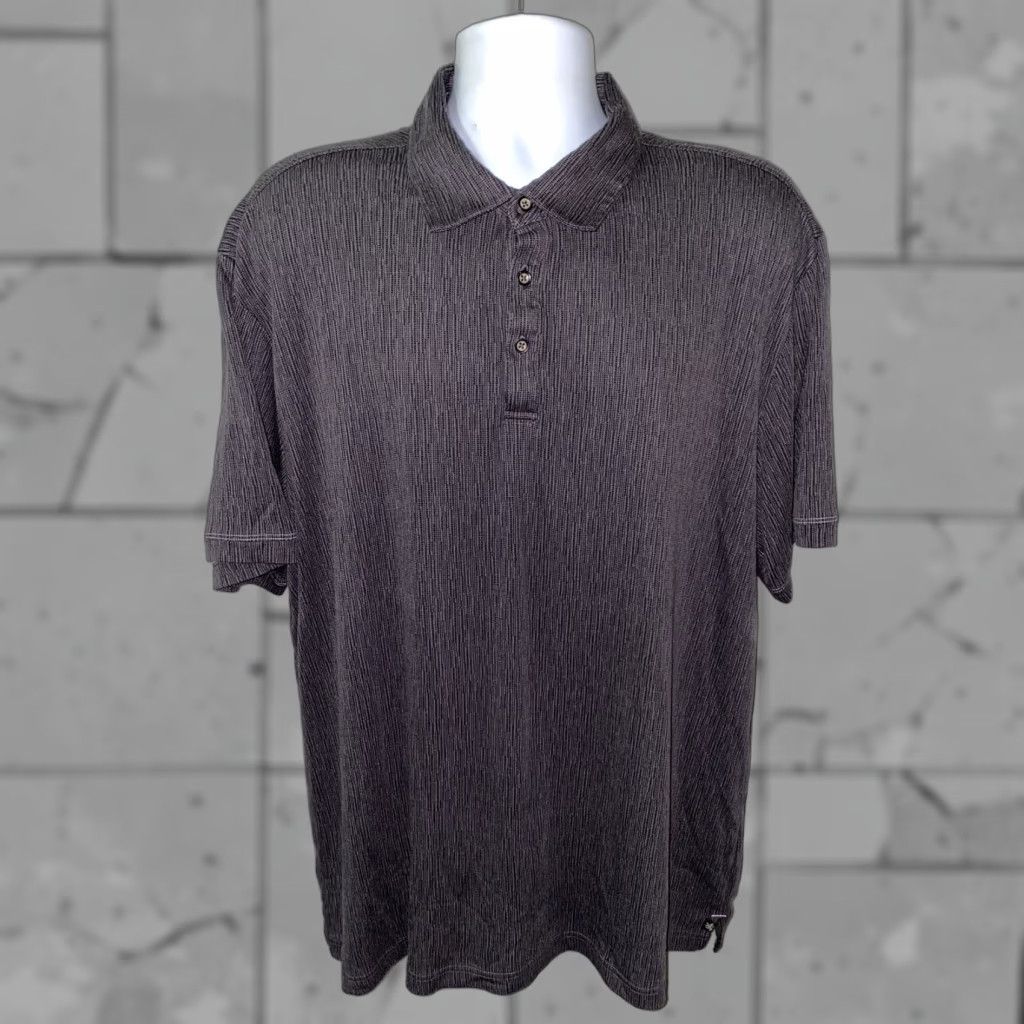 Nat Nast Nat Nast Mens Gray Short Sleeve Golf Polo Shirt 2XL Modal/Polyester Regular Collared Polo Golf Shirt Mens Gray 2XL Nat Nast Luxury Originals Size US XXL / EU 58 / 5 - 1 Thumbnail