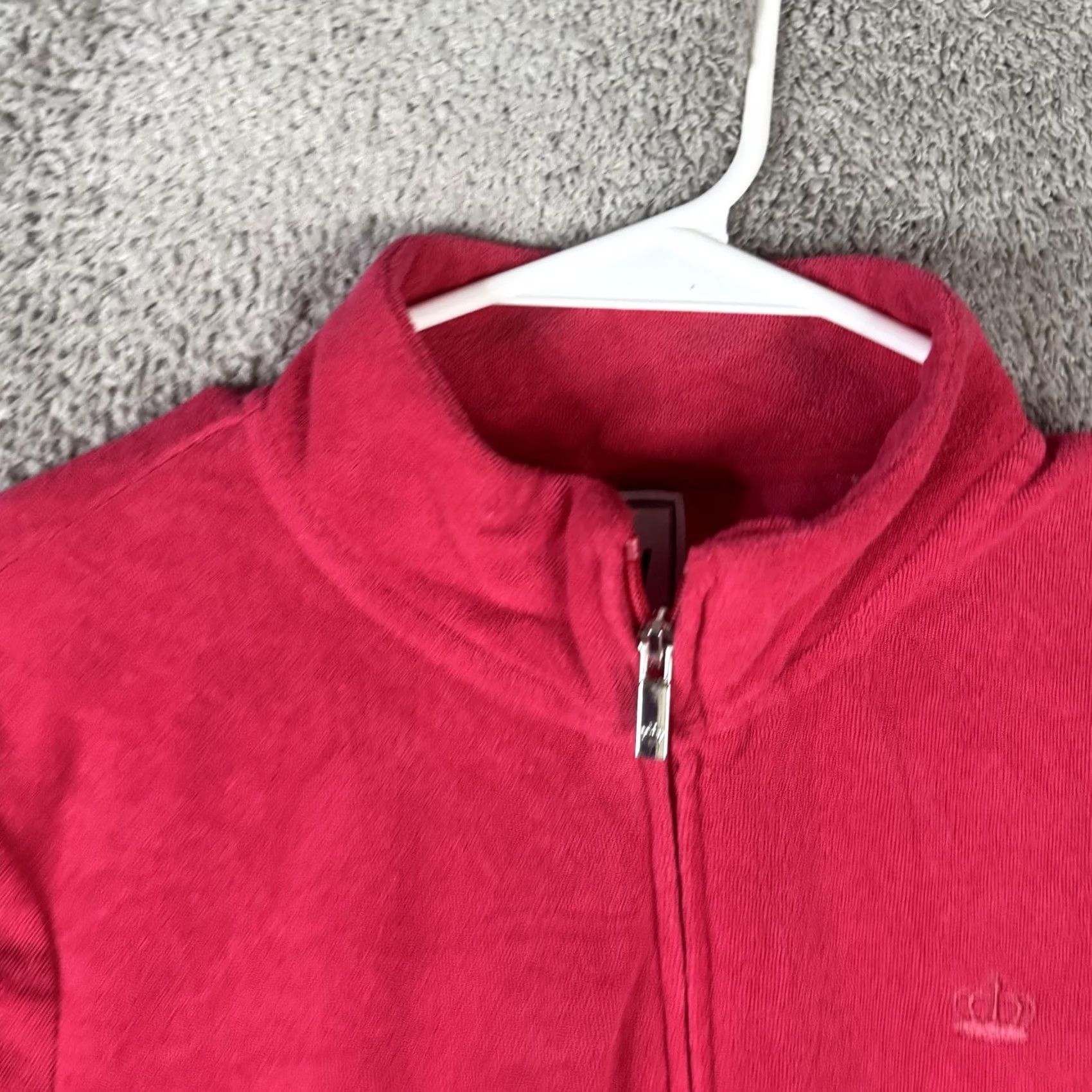 Juicy Couture Juicy Couture Track Jacket Womens L Pink Velour Full Zip Pockets Collared Size L / US 10 / IT 46 - 6 Thumbnail
