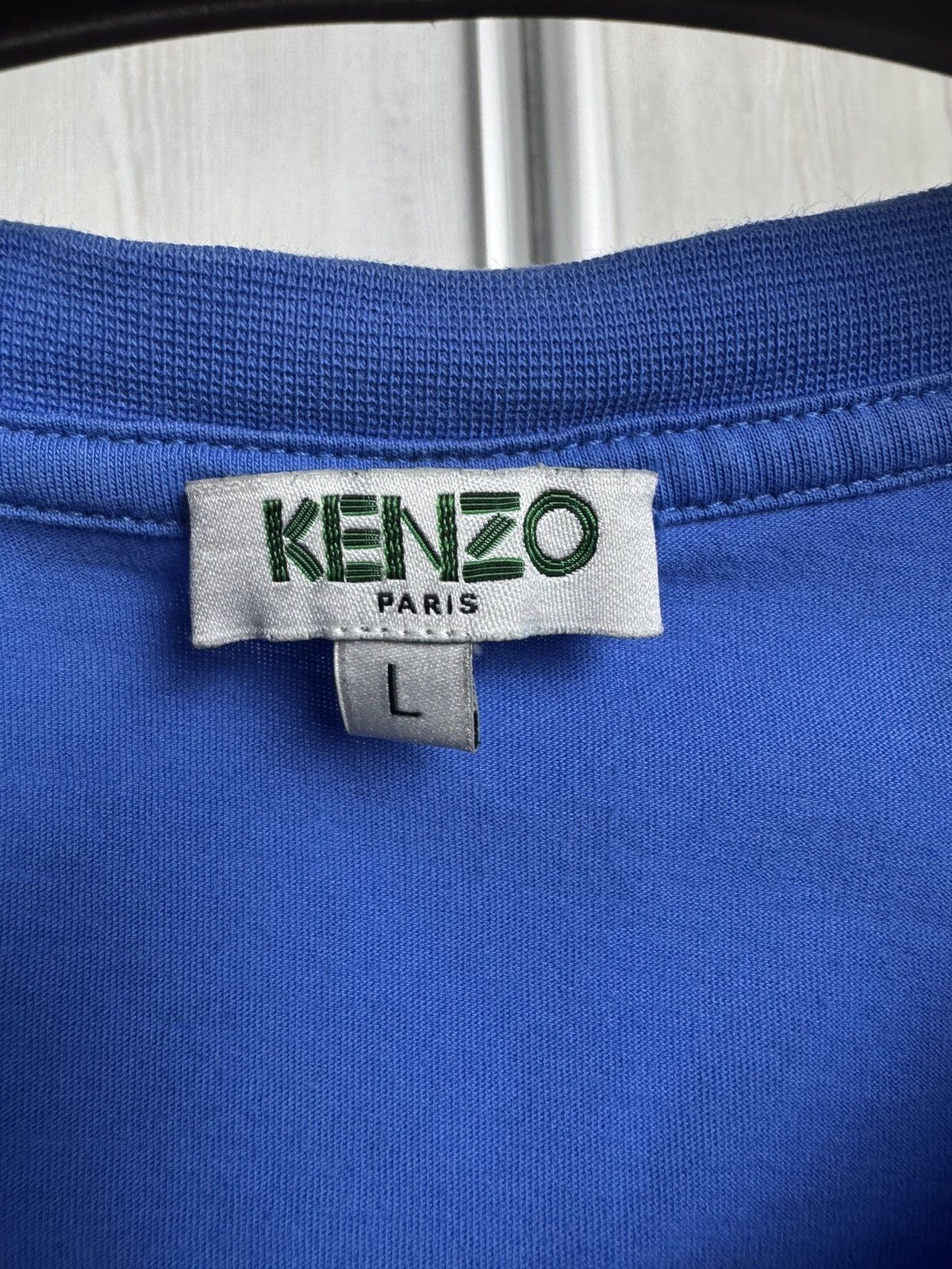 Kenzo Kenzo Paris blue Tools big logo made in Portugal tee Size US L / EU 52-54 / 3 - 6 Thumbnail