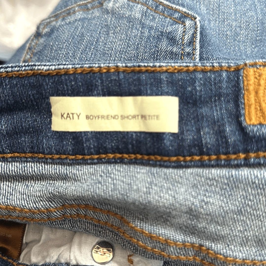 Vintage Kut from the Kloth Katy Boyfriend Petite Distressed Shorts 8P Women Blue Size 30" / US 8 / IT 44 - 6 Thumbnail