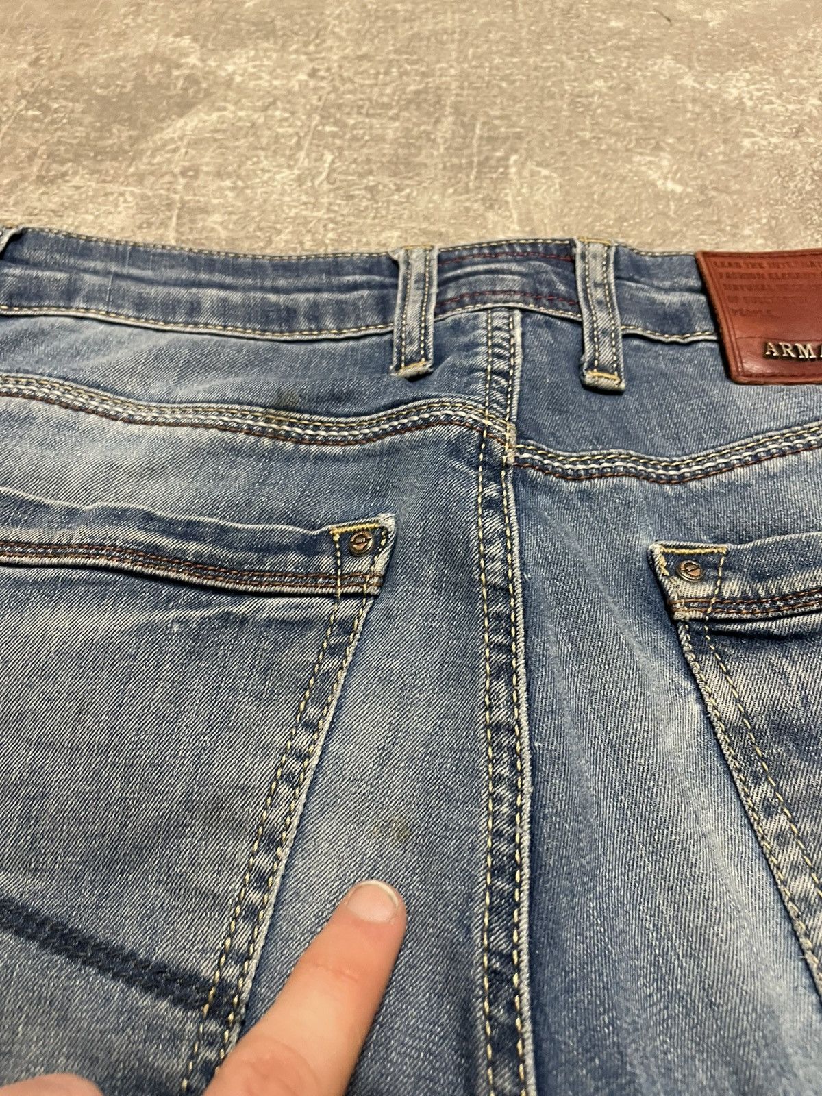 Armani × Vintage Vintage Armani Jeans Denim 33 Size Size US 33 - 8 Thumbnail