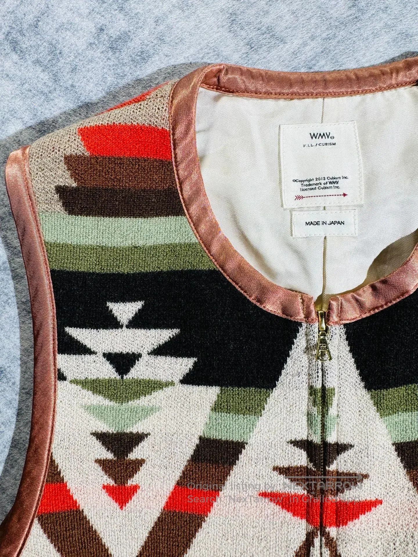 unique jacquard vest from wmv.