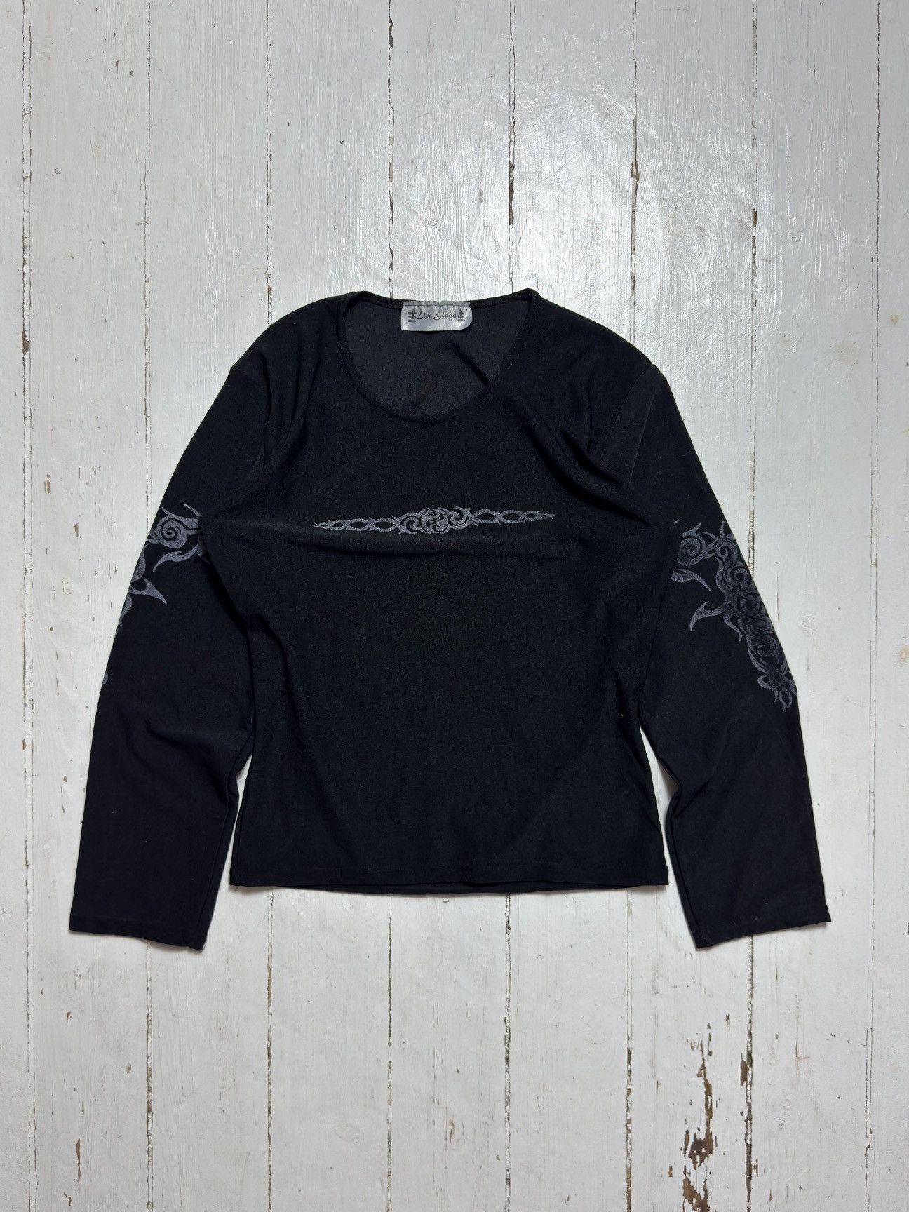 Other VINTAGE TRIBLE 2000s BLACK LONG SLEEVE Size S / US 4 / IT 40 - 1 Thumbnail