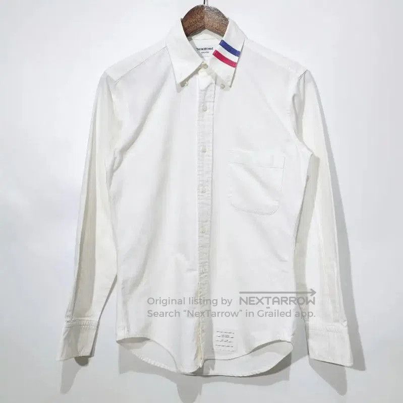 Thom Browne Thom Browne White Cotton Women's Shirt . Size M / US 6-8 / IT 42-44 - 1 Thumbnail