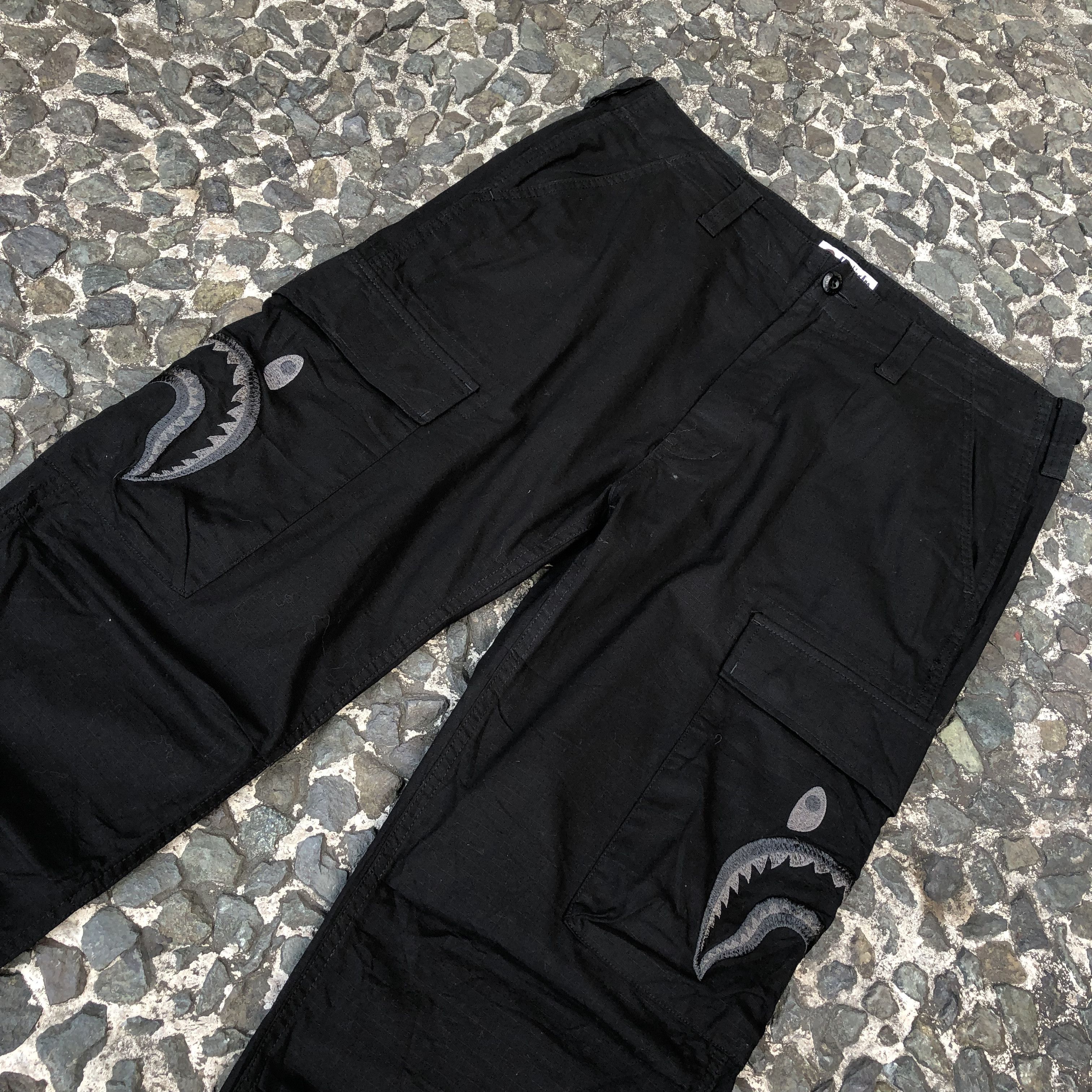 Bape Bape Shark Ripstop Cargo Pants Size US 36 / EU 52 - 4 Thumbnail