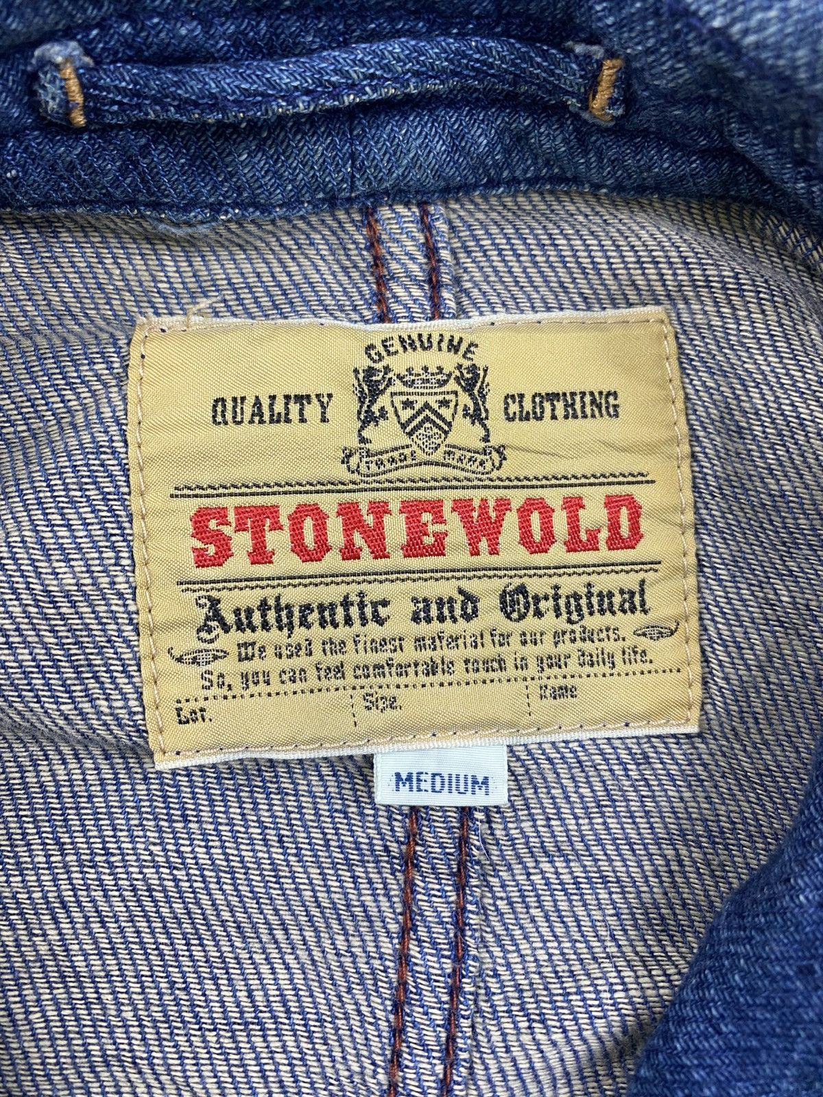 Indigo × Japanese Brand Vintage Stonewold Indigo Long Denim Jacket Size US M / EU 48-50 / 2 - 11 Thumbnail
