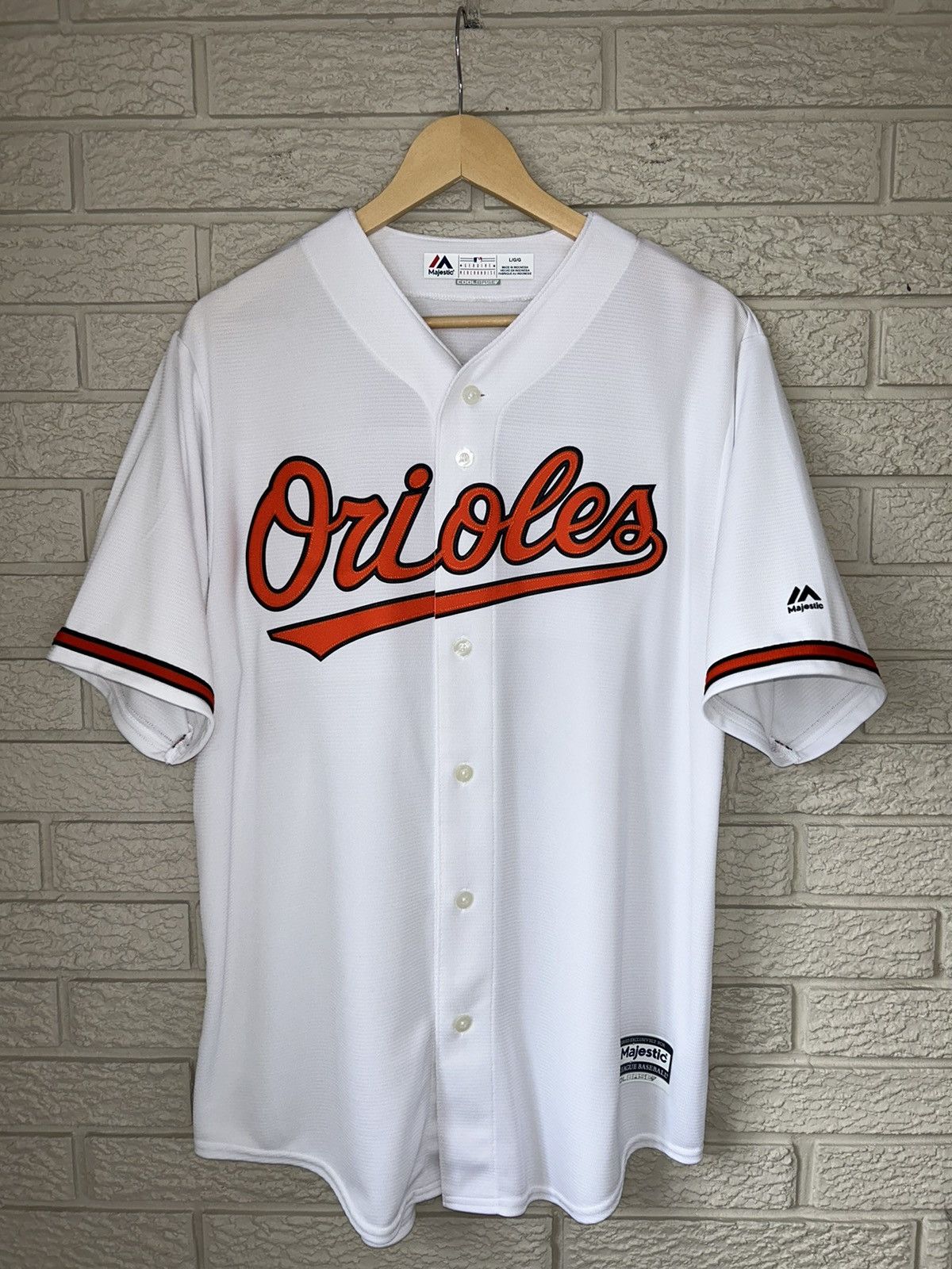 MLB × Majestic Majestic Baltimore Orioles Paul Fry Baseball Jersey Size US L / EU 52-54 / 3 - 1 Thumbnail