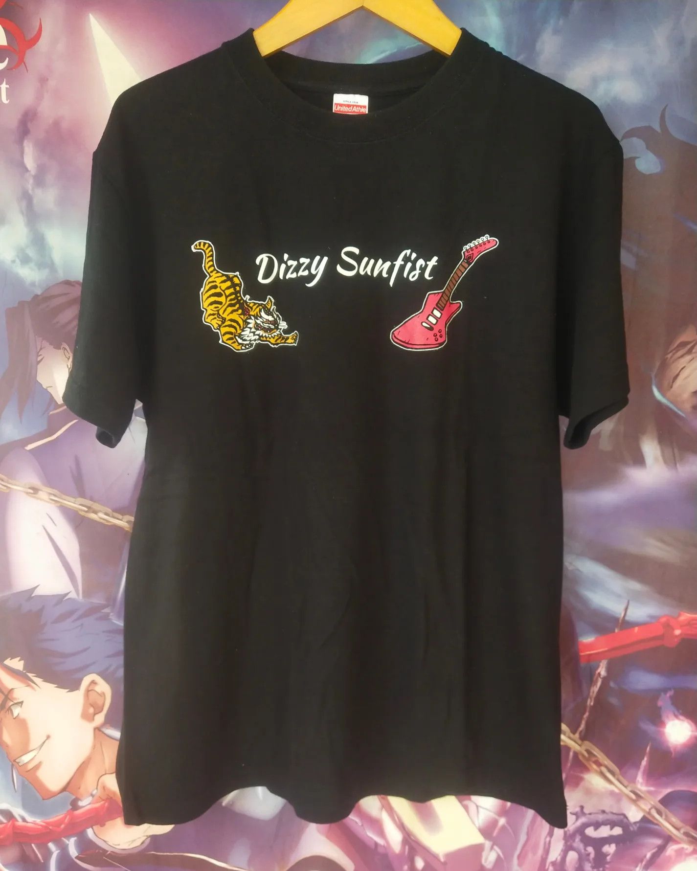 Band Tees Dizzy Sunfist Tiger and Guitar Art Band Tee Size US L / EU 52-54 / 3 - 3 Thumbnail