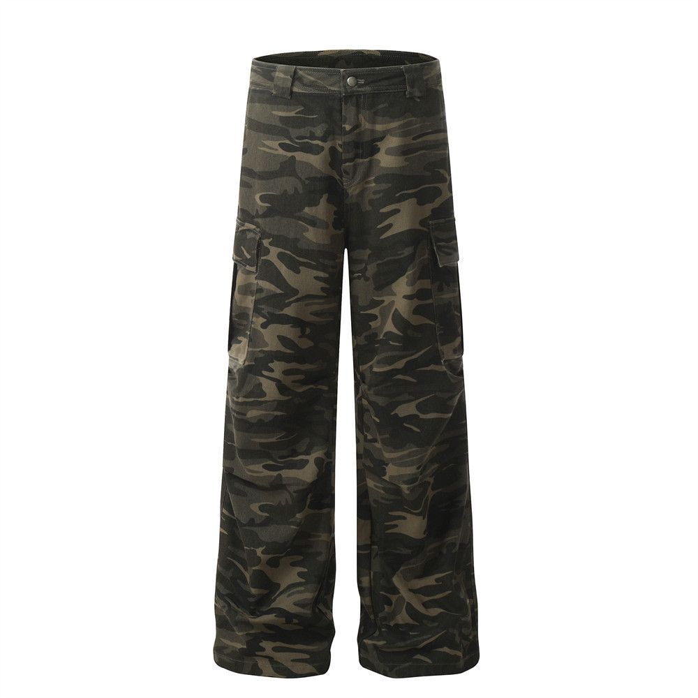 Japanese Brand × Jean Men's American high street cargo camouflage casual jeans Size US 32 / EU 48 - 1 Thumbnail