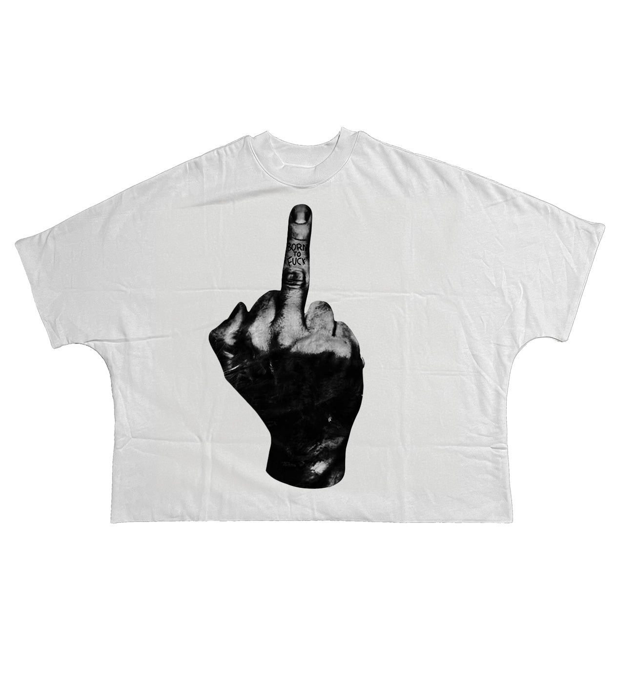 Billionaire Studios Born Middle Finger Tee White Size US S / EU 44-46 / 1 - 1 Preview