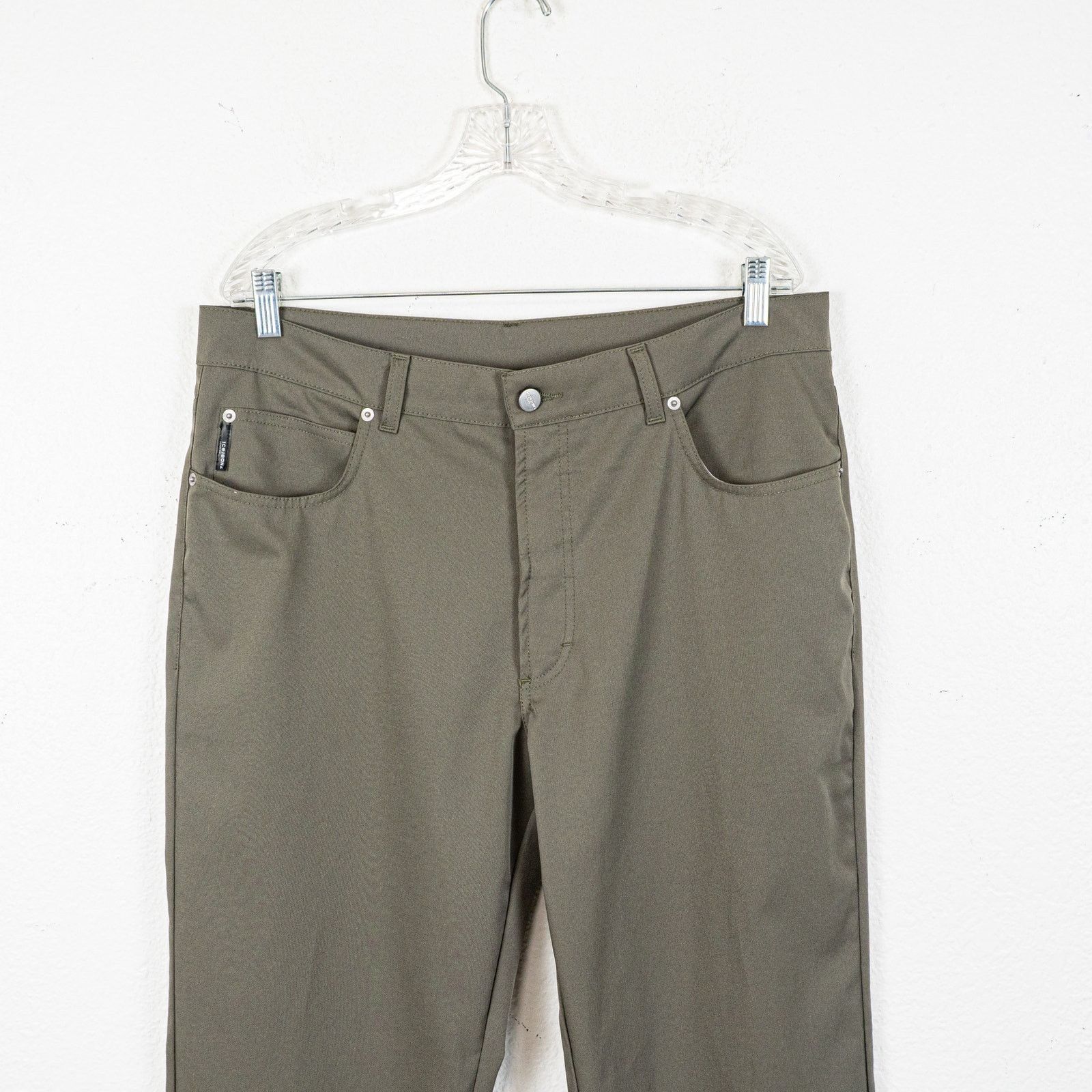 Iceberg Vintage Iceberg Ice Jean Italy Olive 5 pocket Pants size 38 Size US 38 / EU 54 - 4 Thumbnail