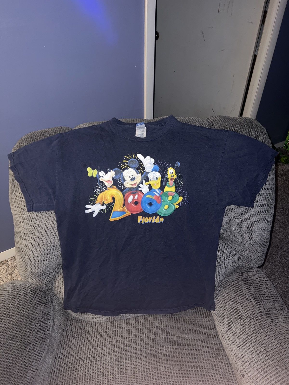 Disney Delta Disney 2008 Florida Tee Size US XL / EU 56 / 4 - 1 Thumbnail
