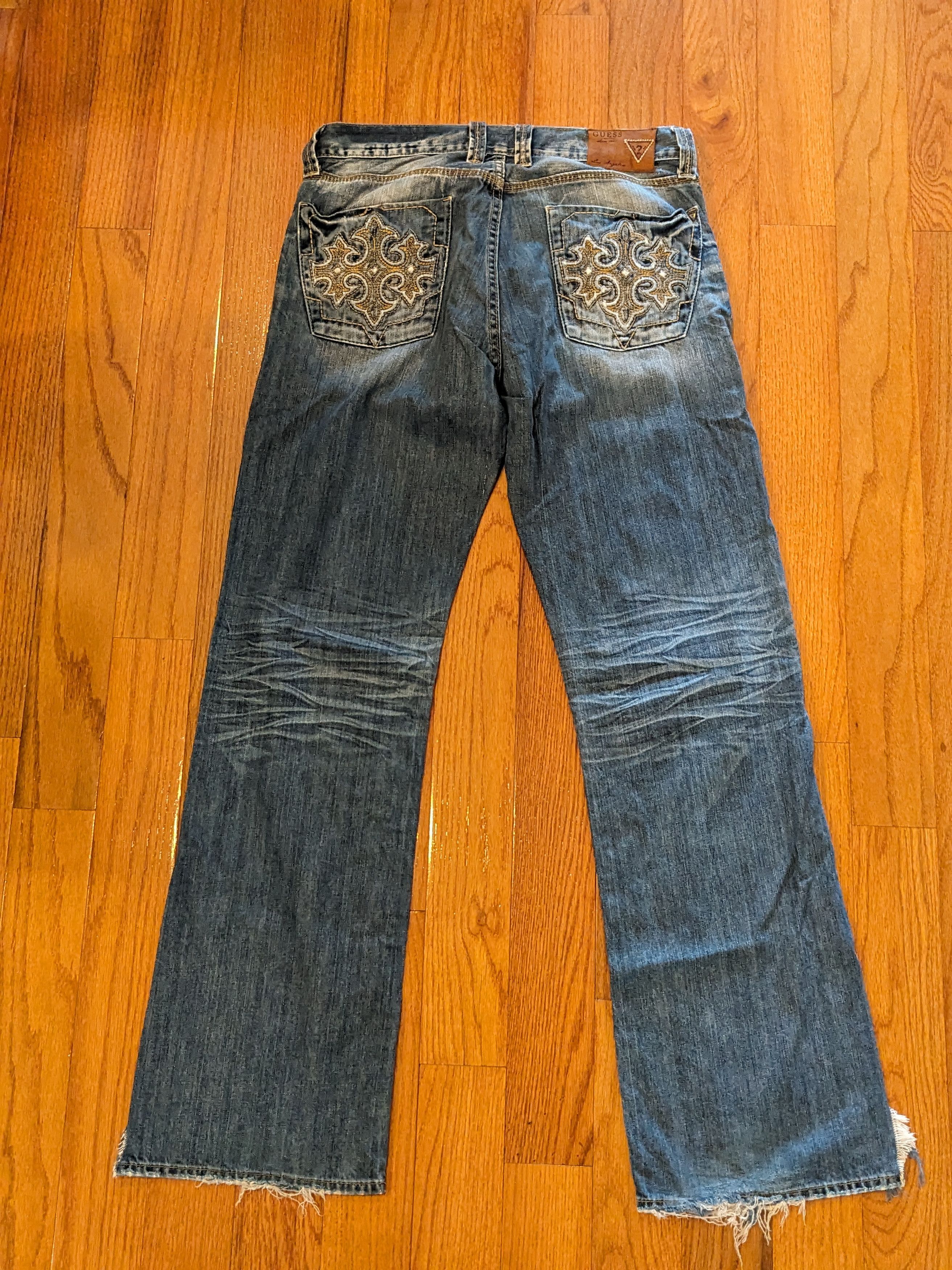 Guess × Vintage Vintage Guess Size 32 Relaxed Fit Denim Jeans Size US 32 / EU 48 - 1 Thumbnail