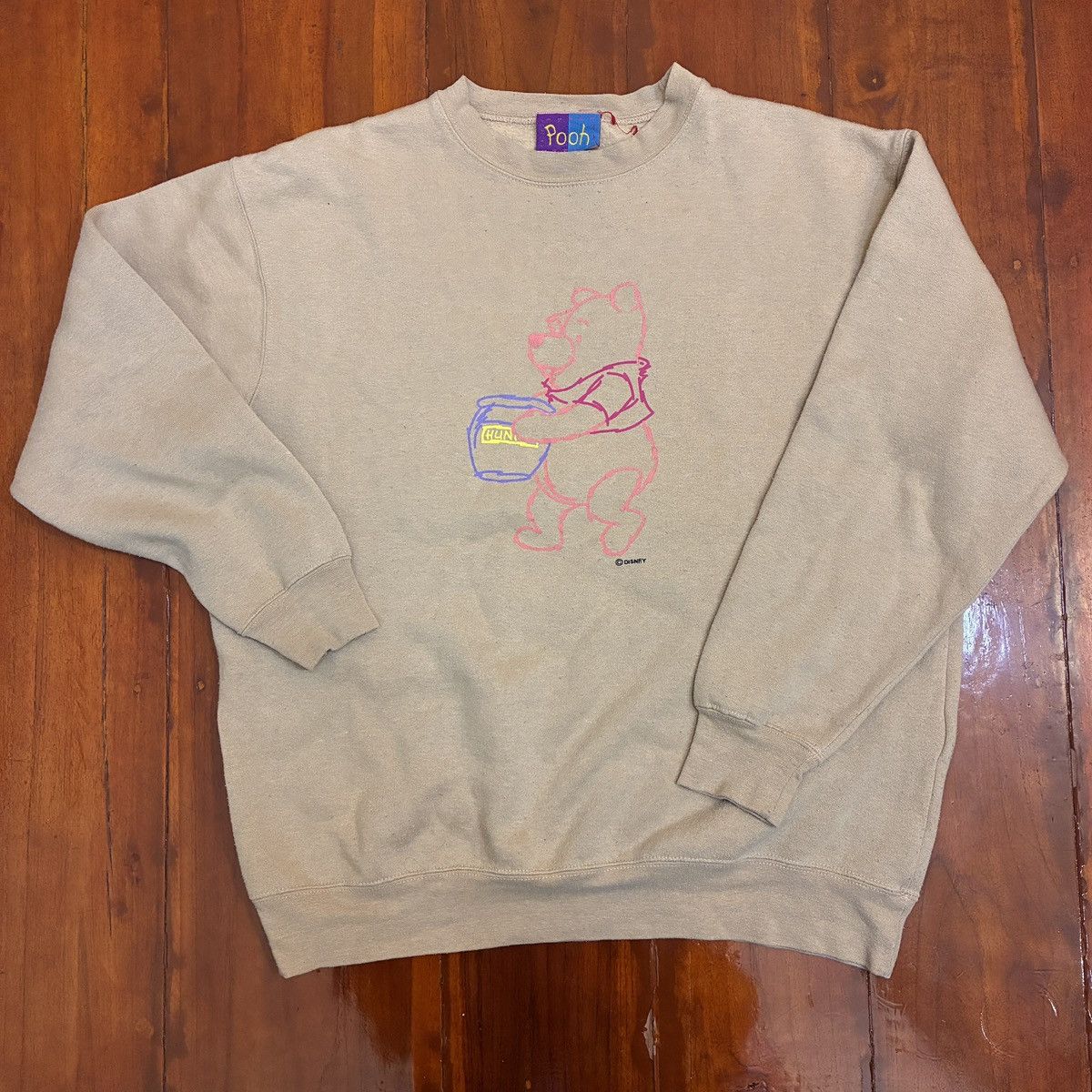 Disney Vtg Disney Pooh Size US L / EU 52-54 / 3 - 1 Thumbnail