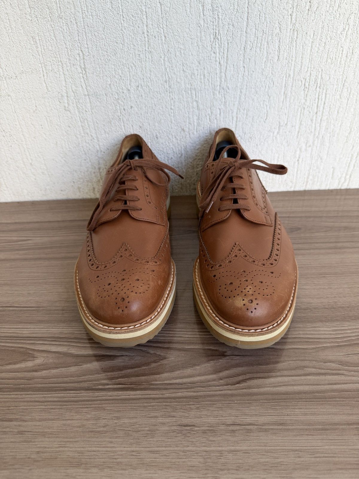 Prada Wingtip brogue derby Size US 10 / EU 43 - 7 Thumbnail