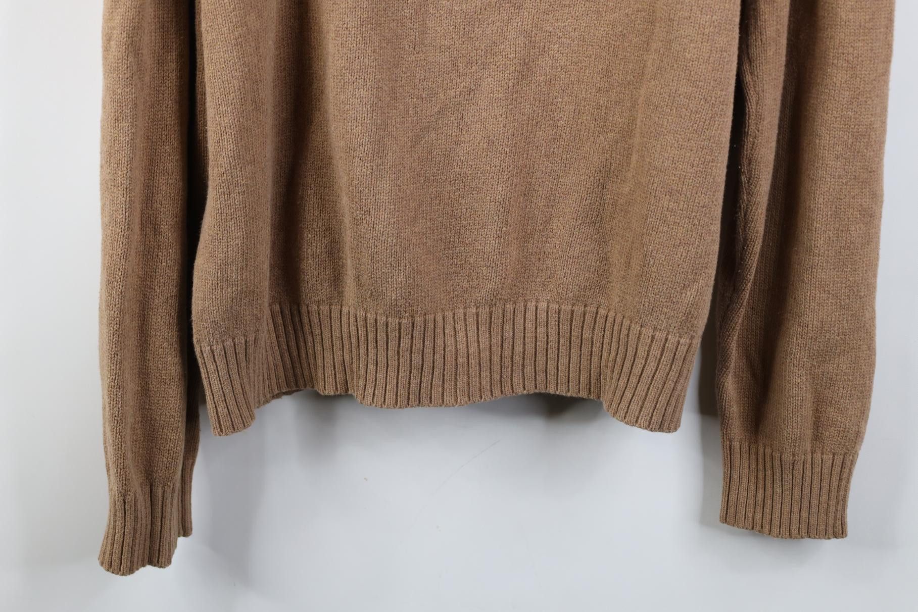 Polo Ralph Lauren Vintage Ralph Lauren Cotton Ribbed Knit 1/4 Zip Sweater Size US L / EU 52-54 / 3 - 13 Thumbnail