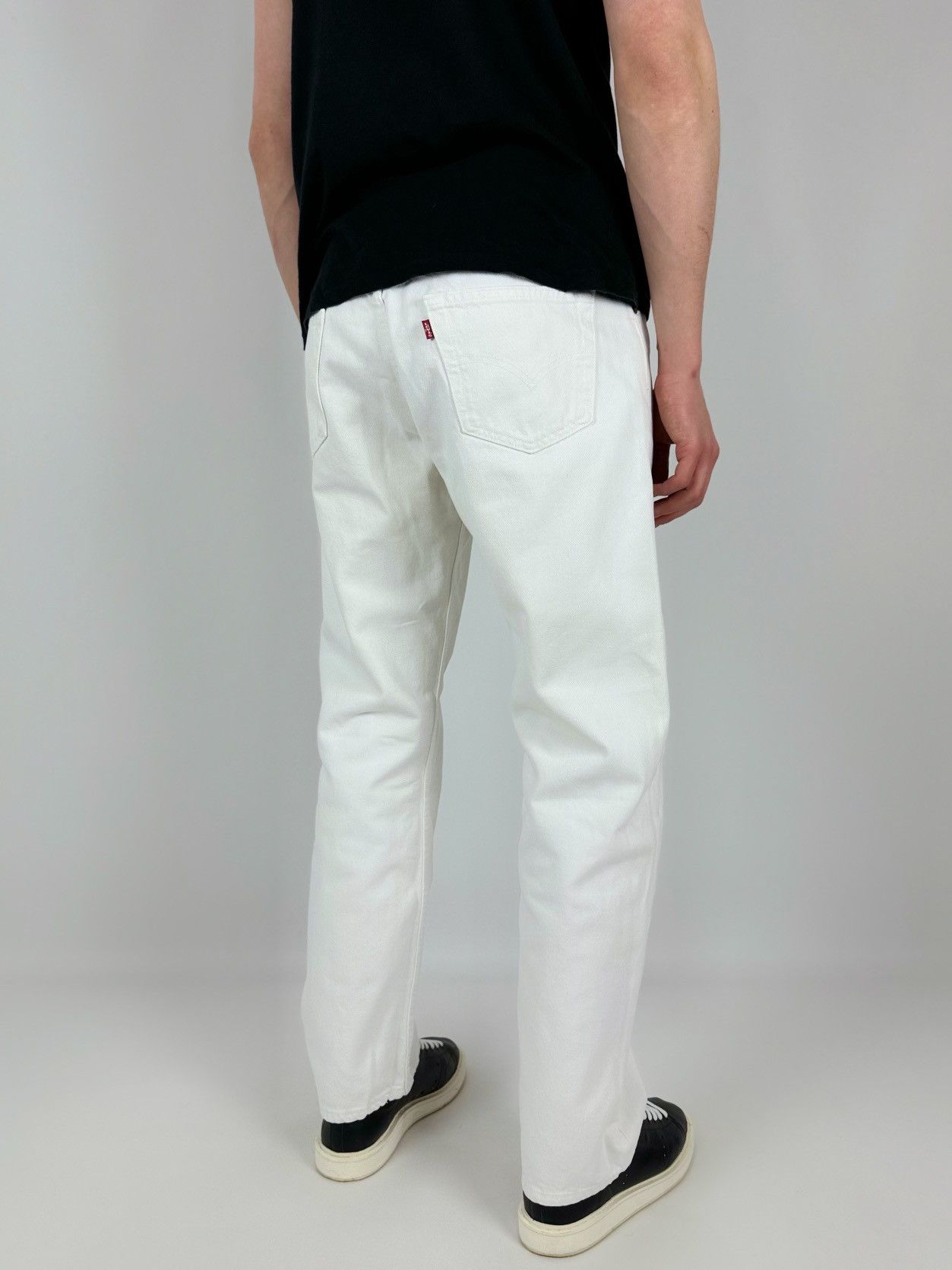 Levi's 1990’s Vintage Levi’s 501 White Jeans Made in USA Size US 35 - 1 Thumbnail