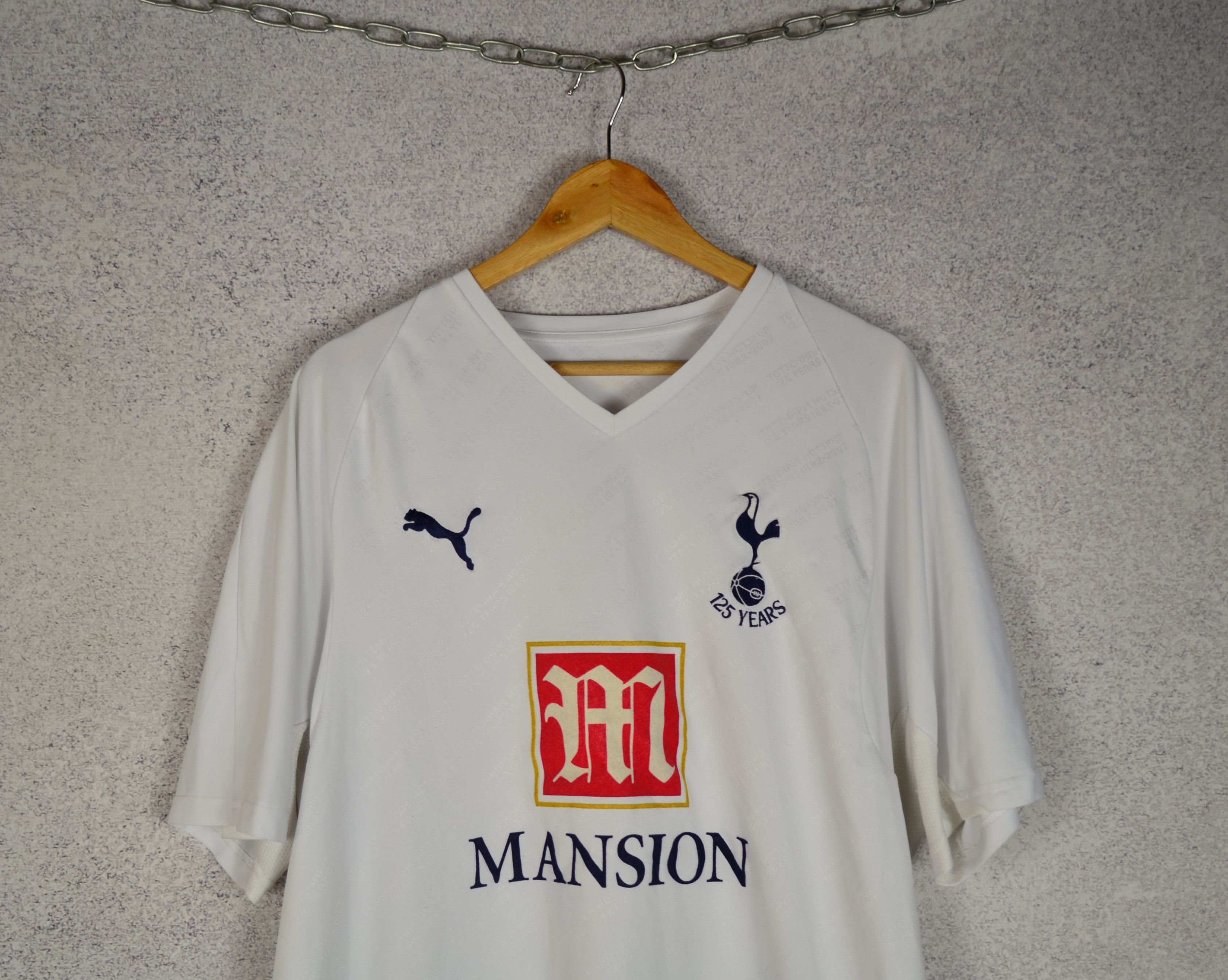 Vintage Tottenham Hotspur FC Home Football Shirt 2007 2008 Jersey Size US XXL / EU 58 / 5 - 2 Thumbnail