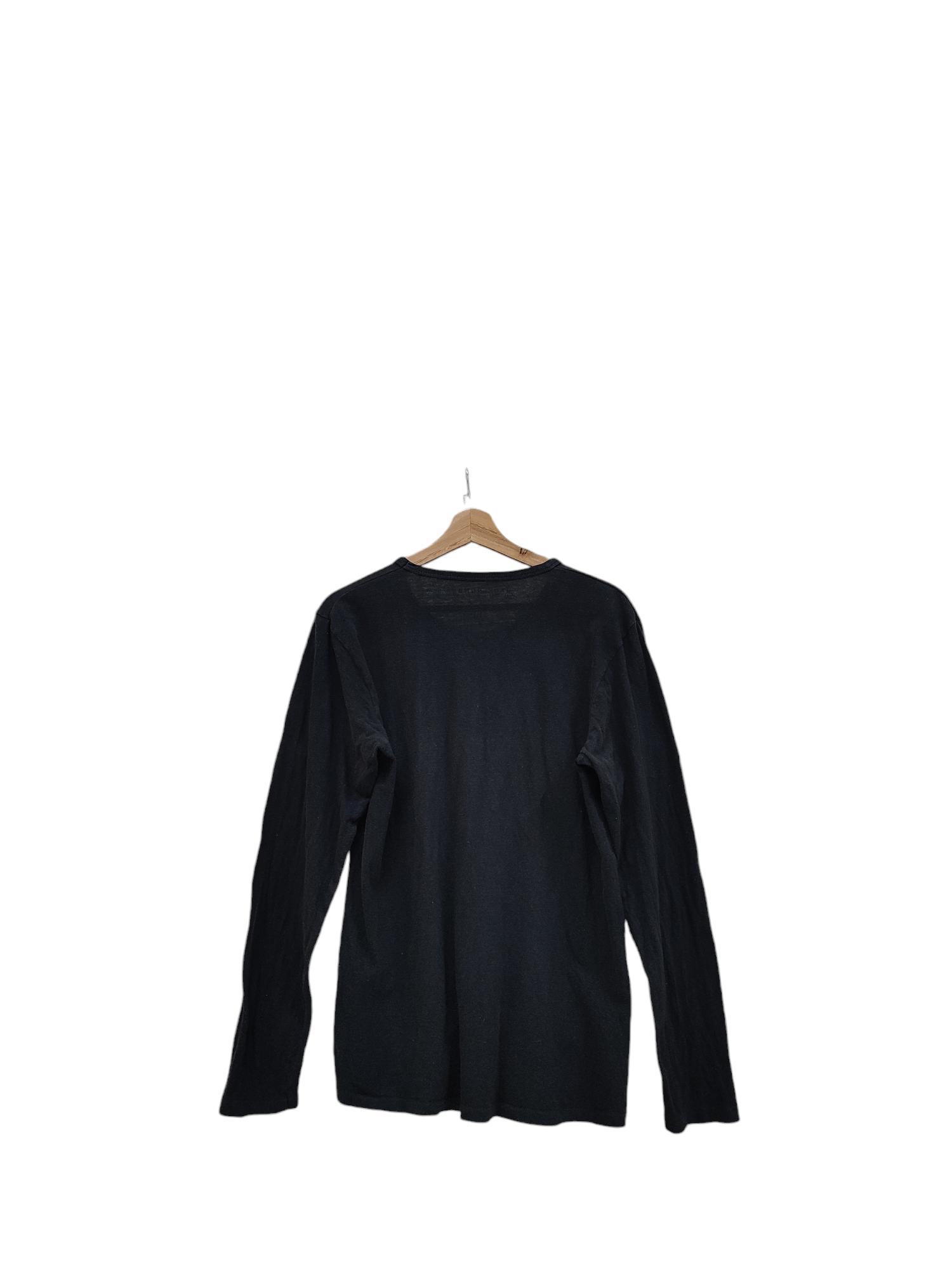 Japanese Brand 💥SUPER BLACK 💥 BACK NUMBER LONG SLEEVE Size US M / EU 48-50 / 2 - 2 Thumbnail